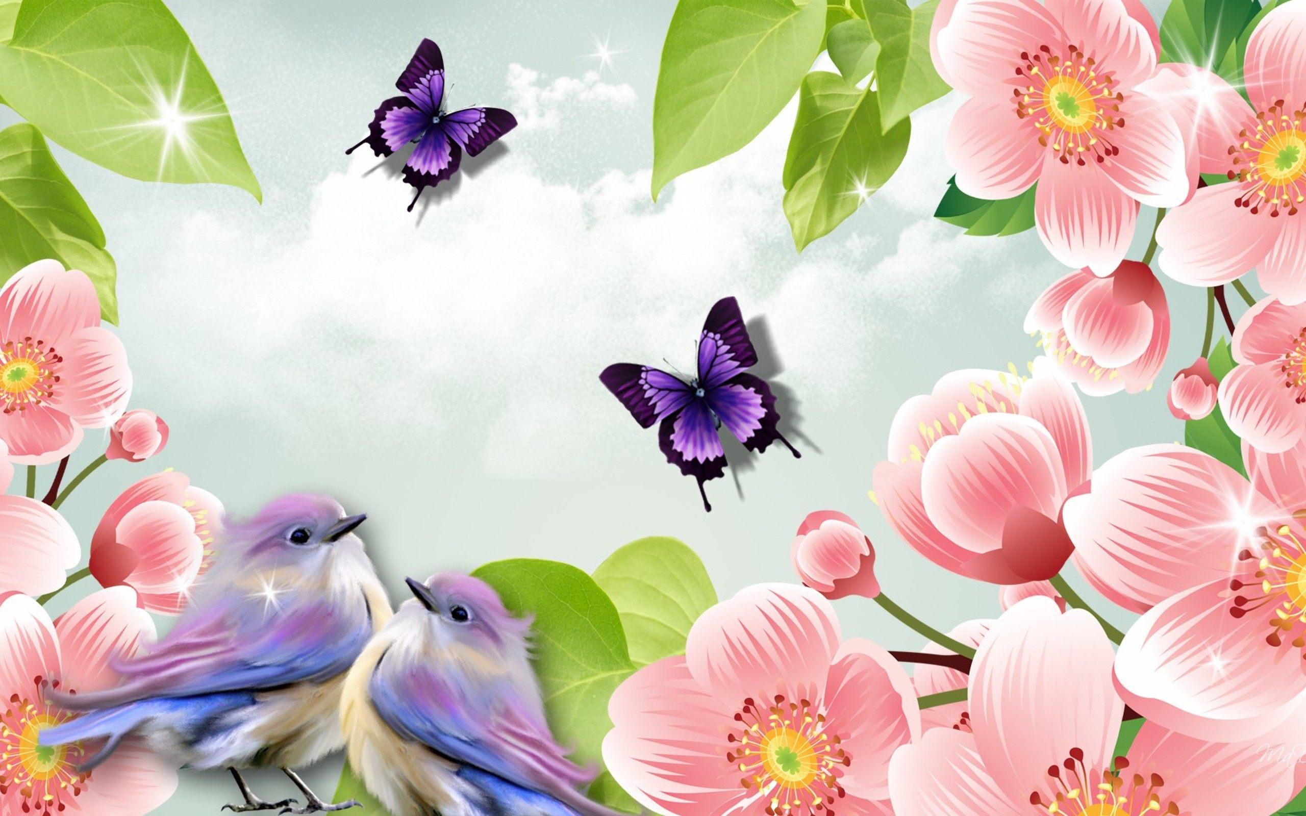 Birds And Butterflies Wallpaper Collection 2560x1600 (425.98 KB)