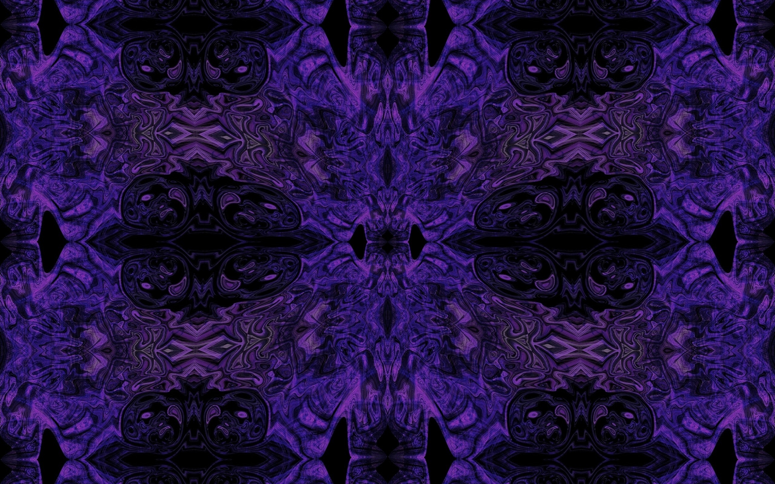 Kaleidoscope, Patterns, Dark, Background wallpaper