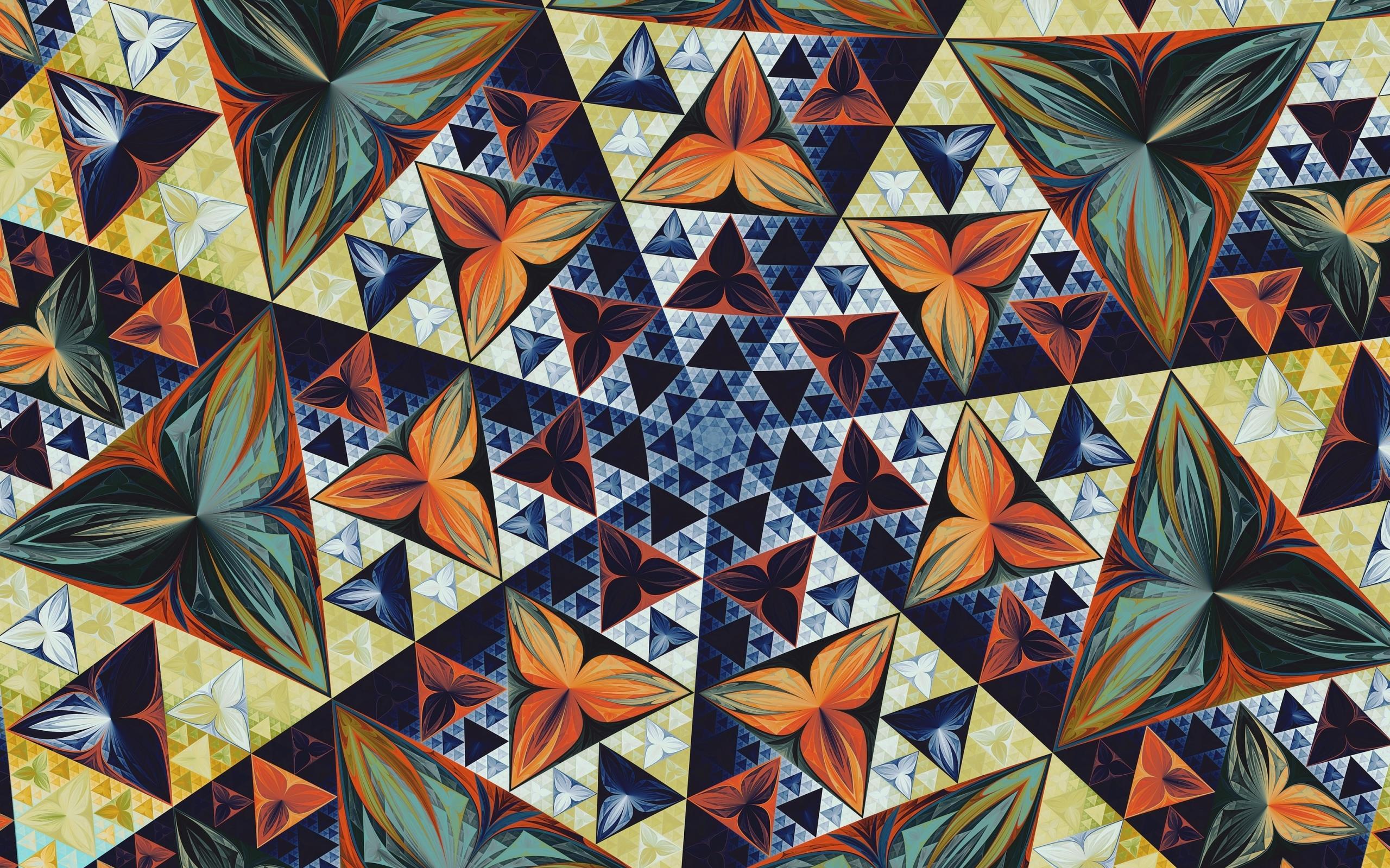 Wallpaper of Art, Fractal, Kaleidoscope, Pattern, Symmetry
