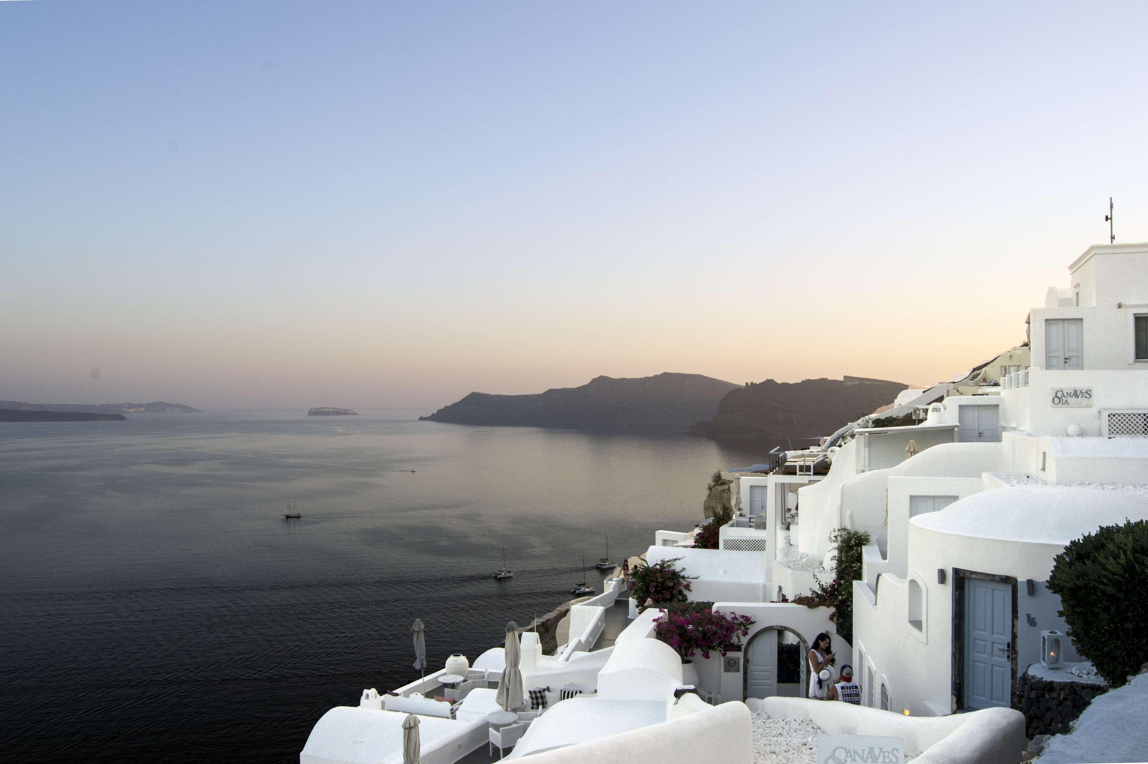 beach, blue, city, europe, greece, greek, holidays, house