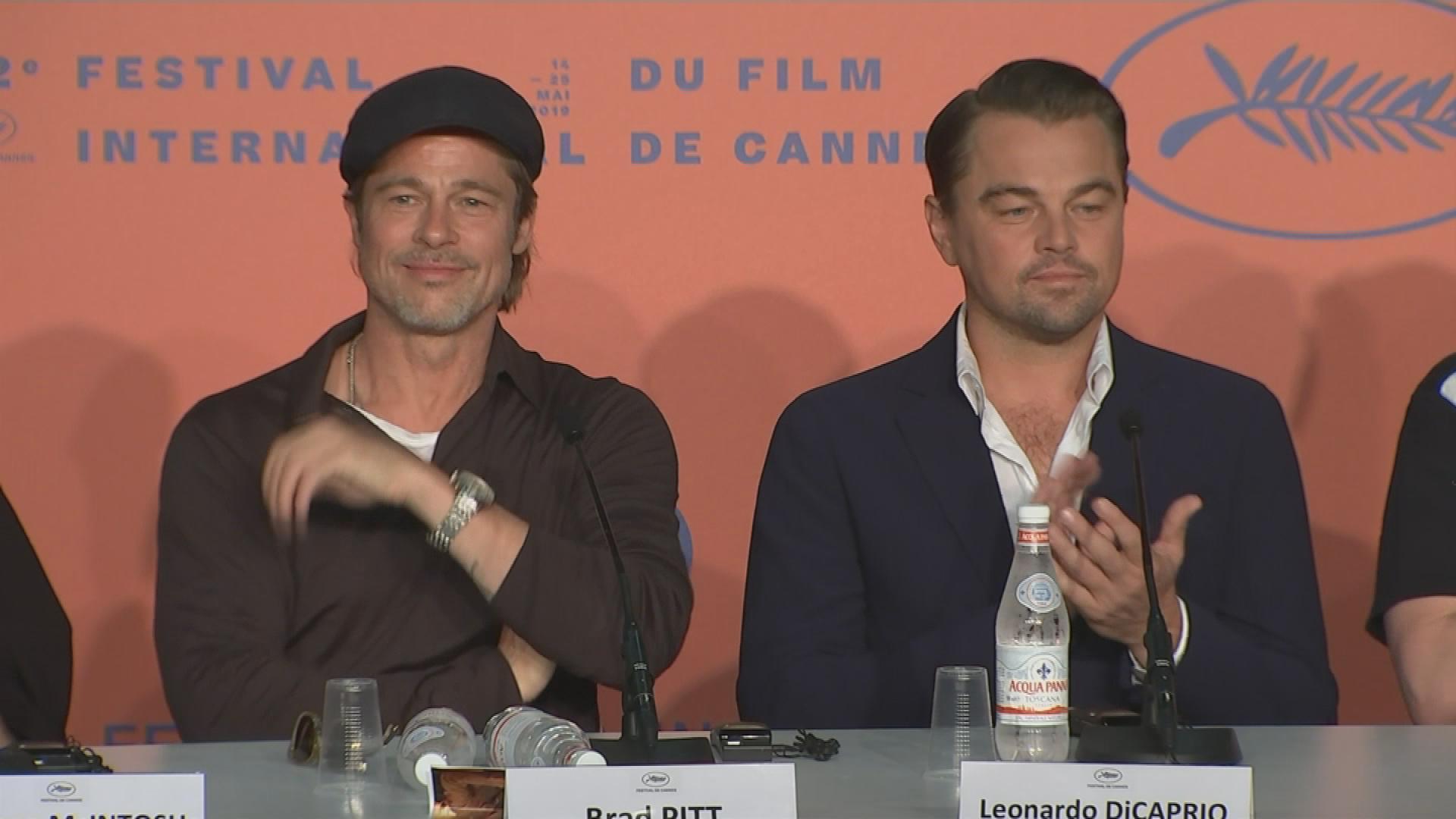 Brad Pitt and Leonardo DiCaprio Are Old Friends at 'Once Upon a Time