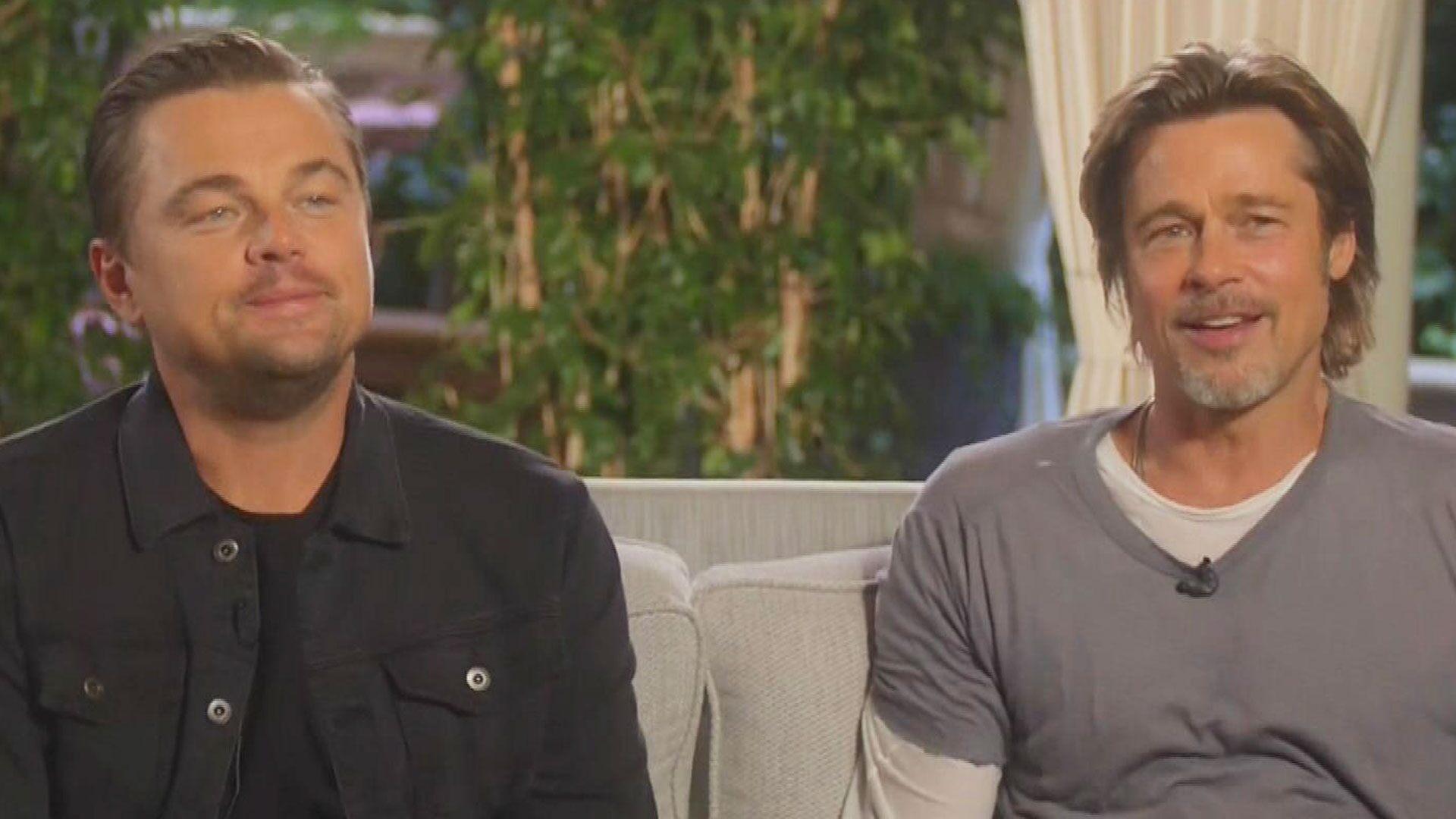 Brad Pitt and Leonardo DiCaprio Can't Believe They've Never Done a
