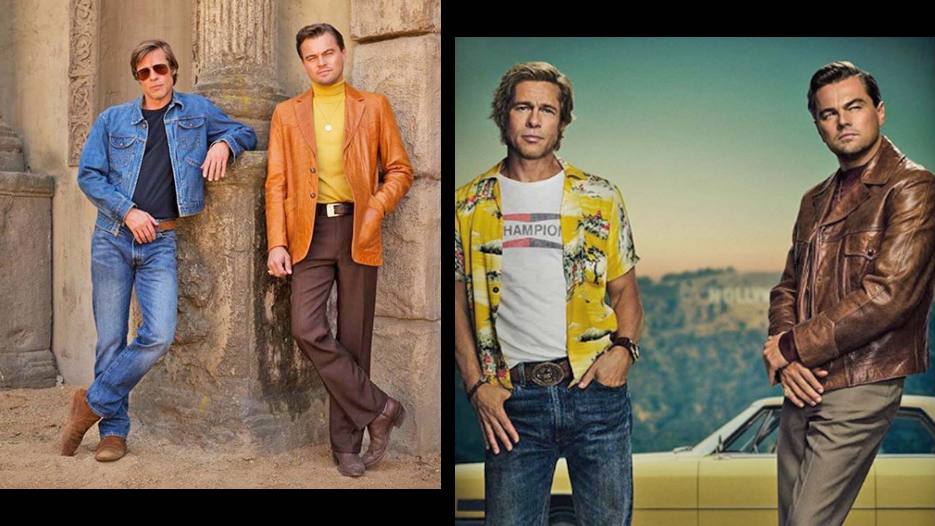 Once Upon a Time in Hollywood Poster: Brad Pitt & Leonardo DiCaprio