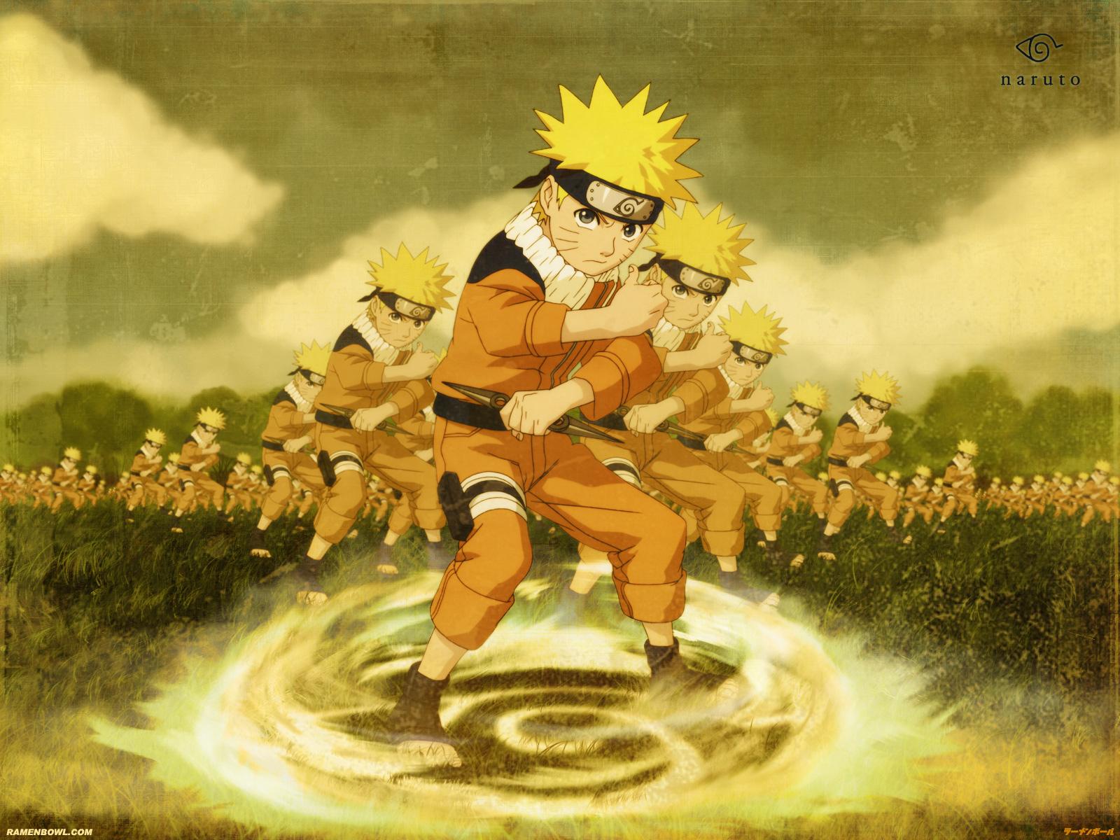 Naruto Wallpaper: Shadow Clones