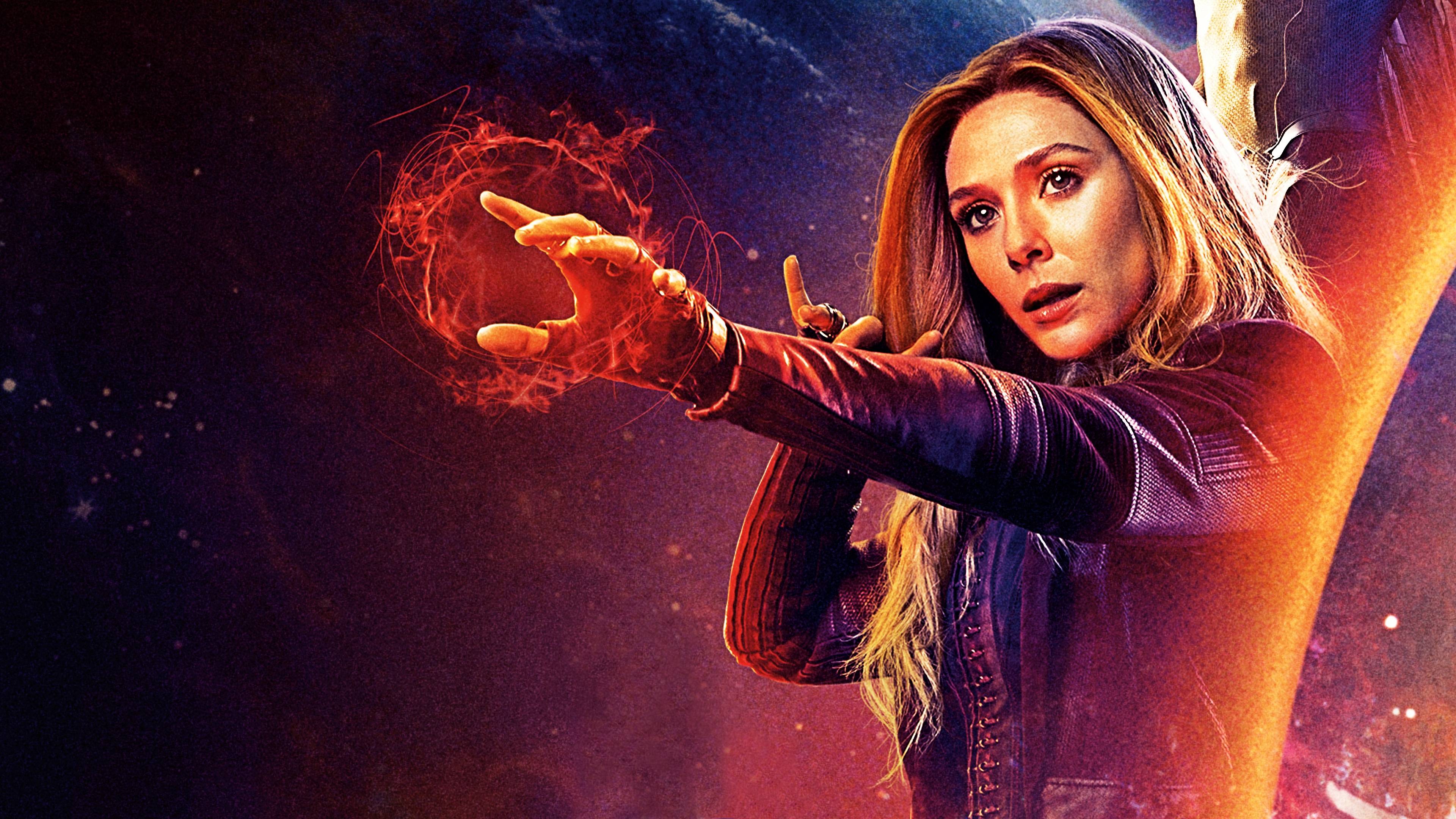 Scarlet Witch Avengers: Infinity War Elizabeth Olsen 4K