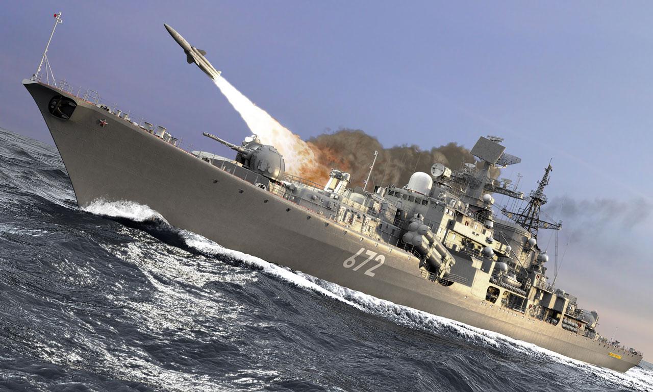 Modern Destroyer by LOFT, 3D Digital Art, Mixed Style