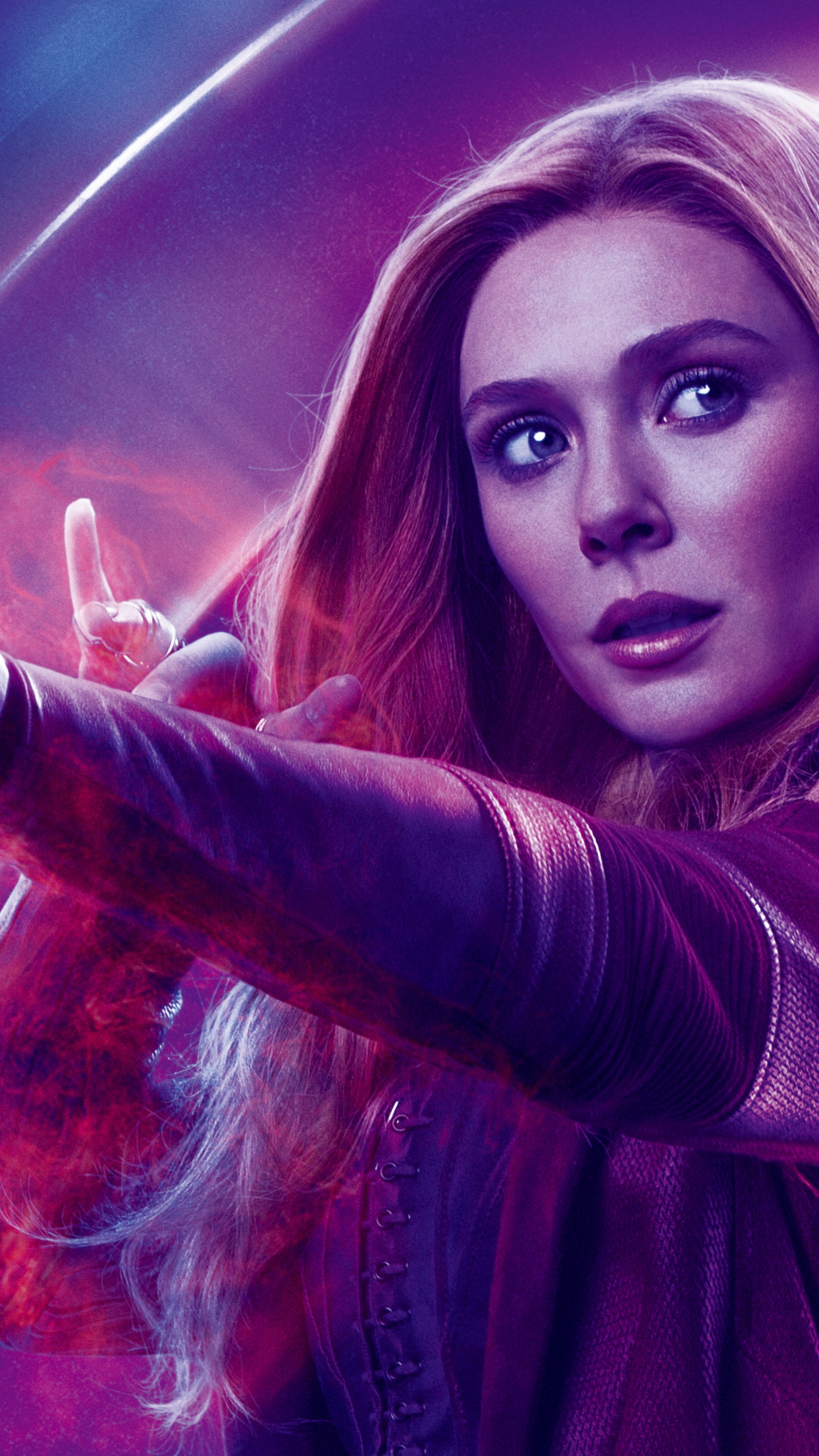 Wallpaper Avengers: Infinity War, Wanda Maximoff, Elizabeth Olsen, 8k, Movies