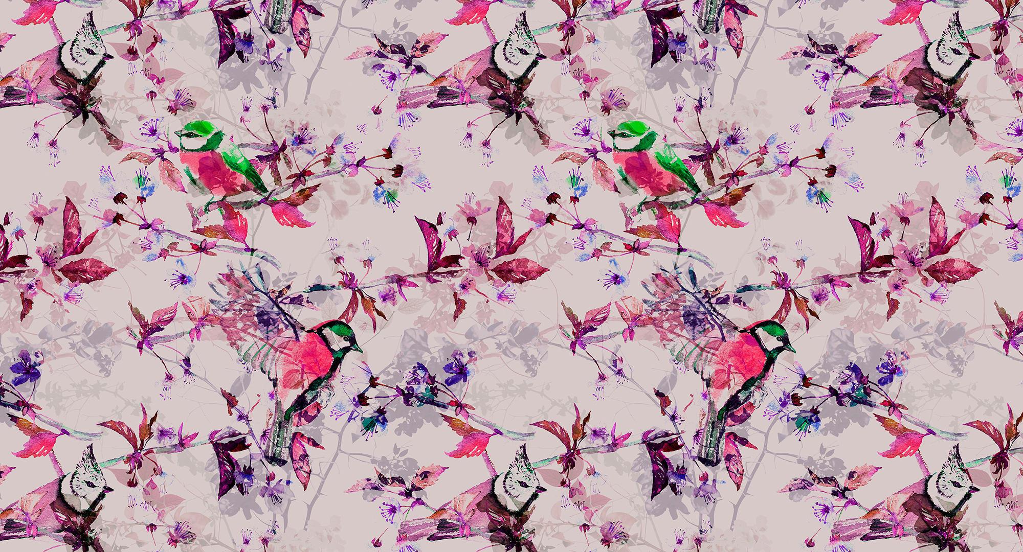 SONGBIRDS 1 coverings / wallpaper from Architects Paper