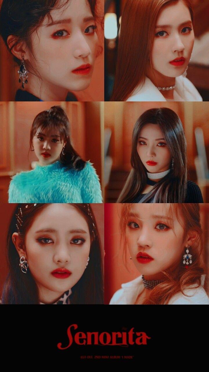 G)i Dle Wallpaper #gidle #senorita #soyeon #miyeon #soojin #yuqi