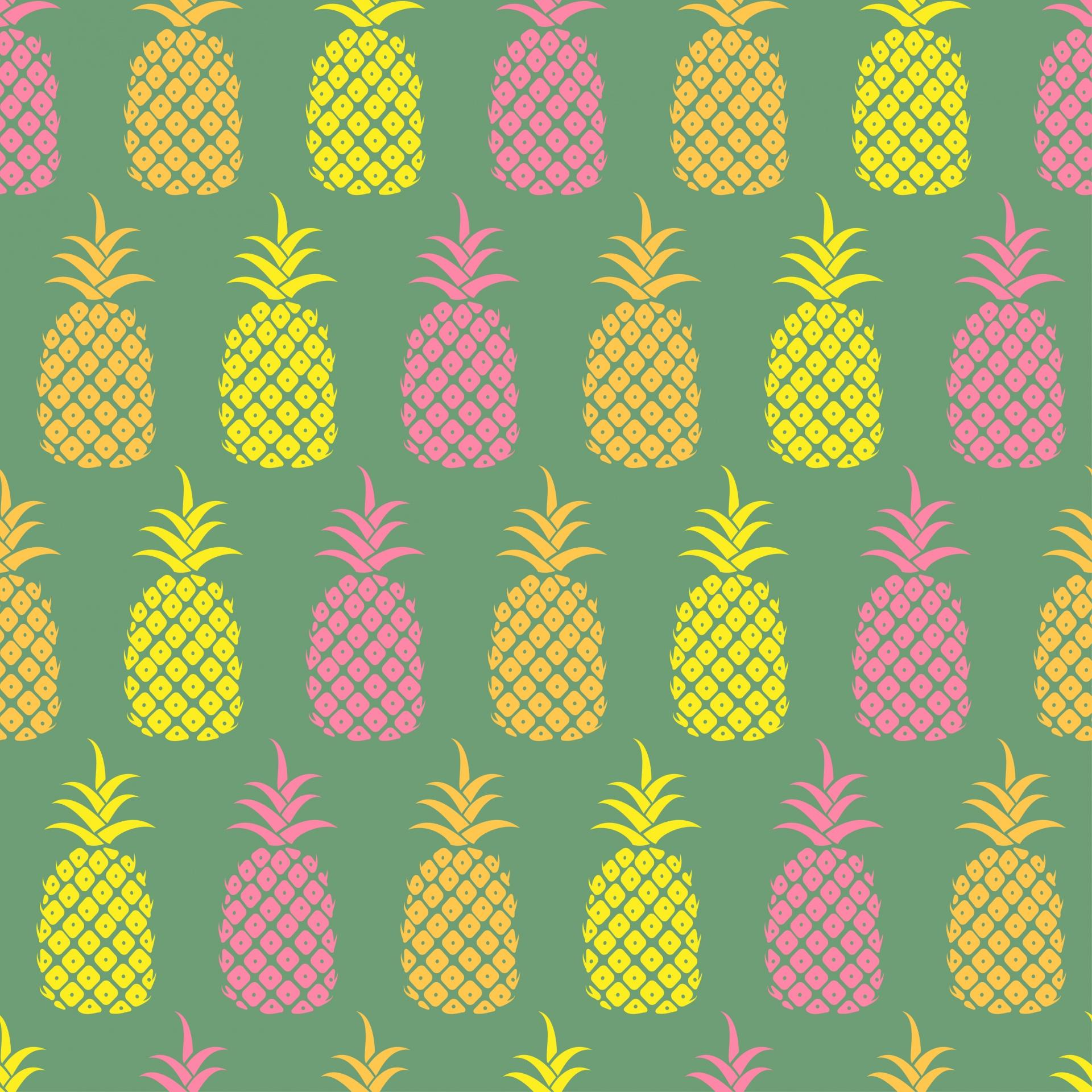 Pineapple Wallpaper Pattern Free Wallpaper