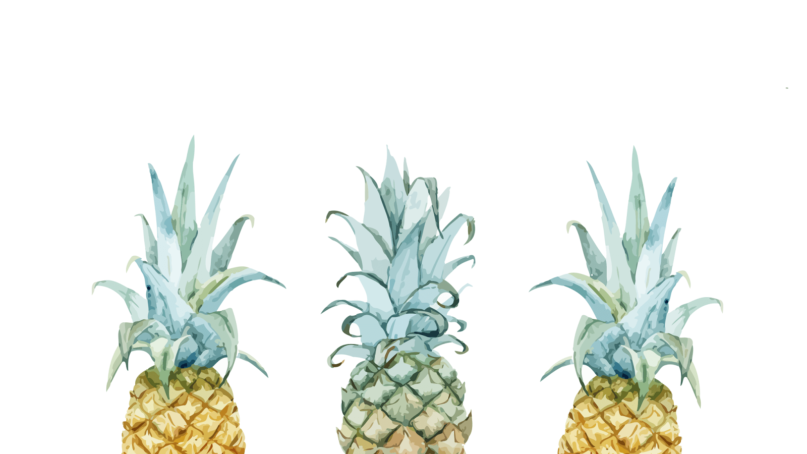 Colorful Pineapple Computer Wallpaper