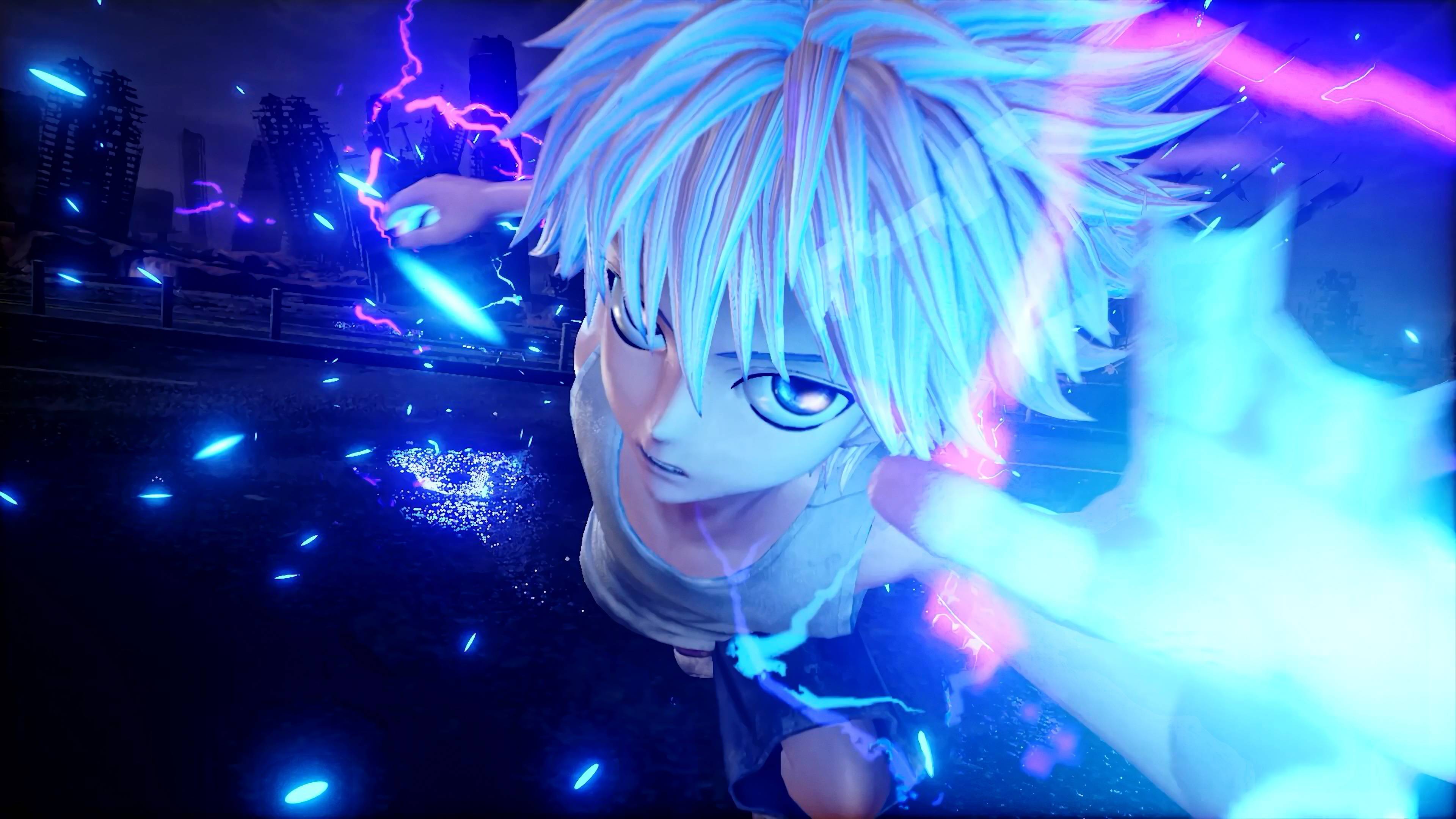 Killua wallpaper. Jump Force Киллуа. Jump Force Киллуа Золдик. 4к аниме Киллуа. Киллуа 1920 1080.