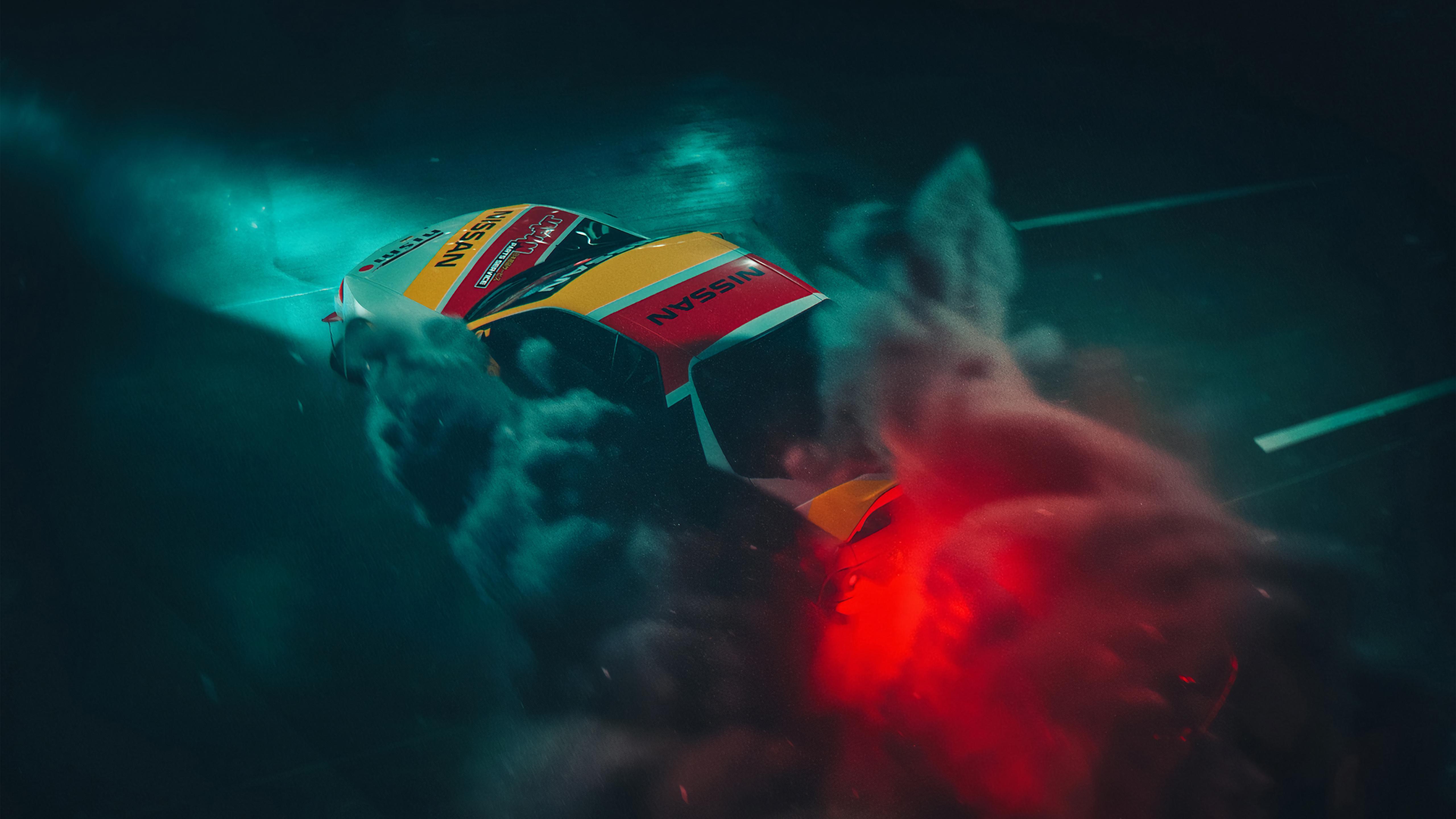 Car Drift Smoke 5k, HD Cars, 4k Wallpaper, Image, Background