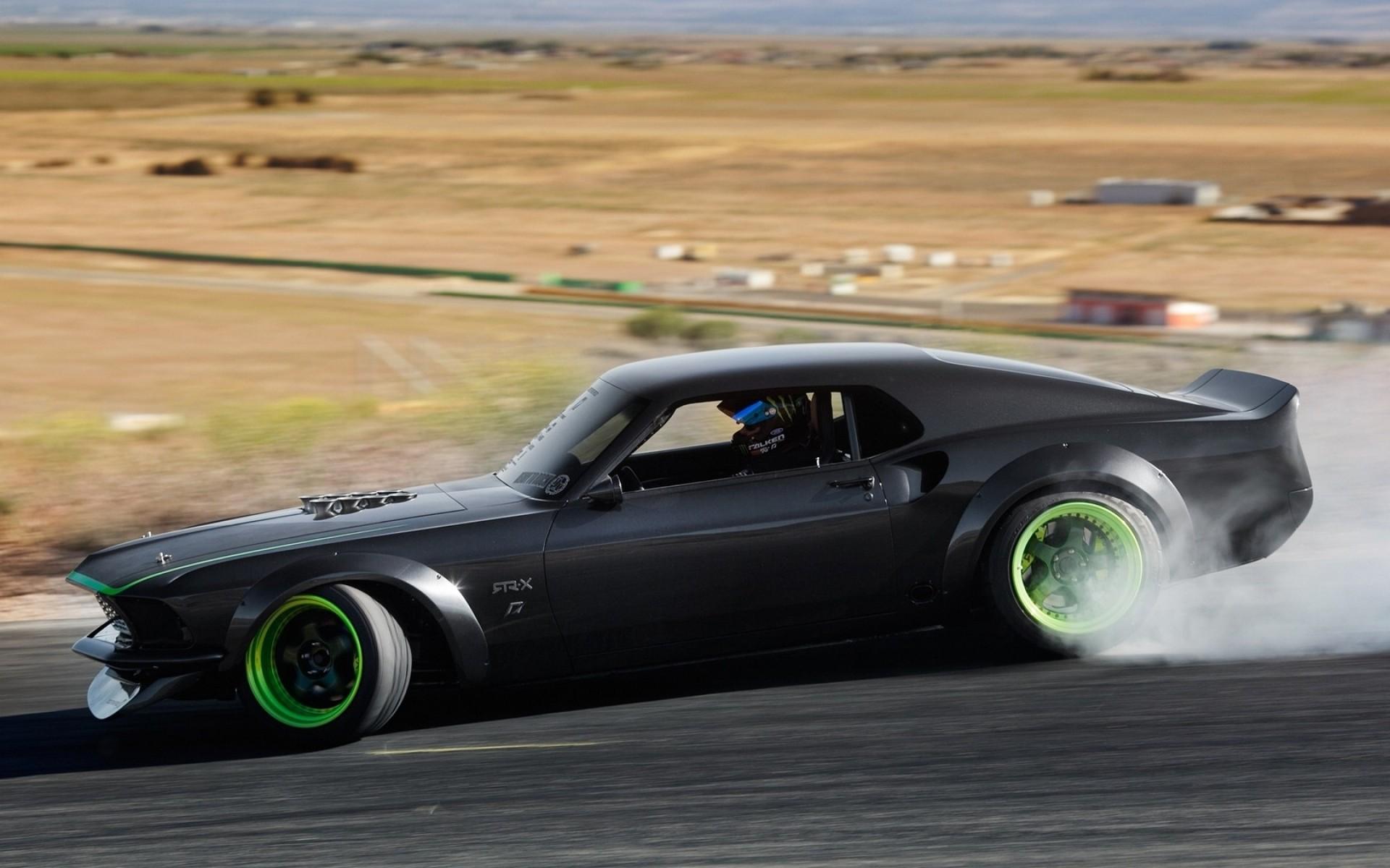 cars, Desert, Smoke, Muscle, Cars, Ford, Mustang, Drifting, Sports