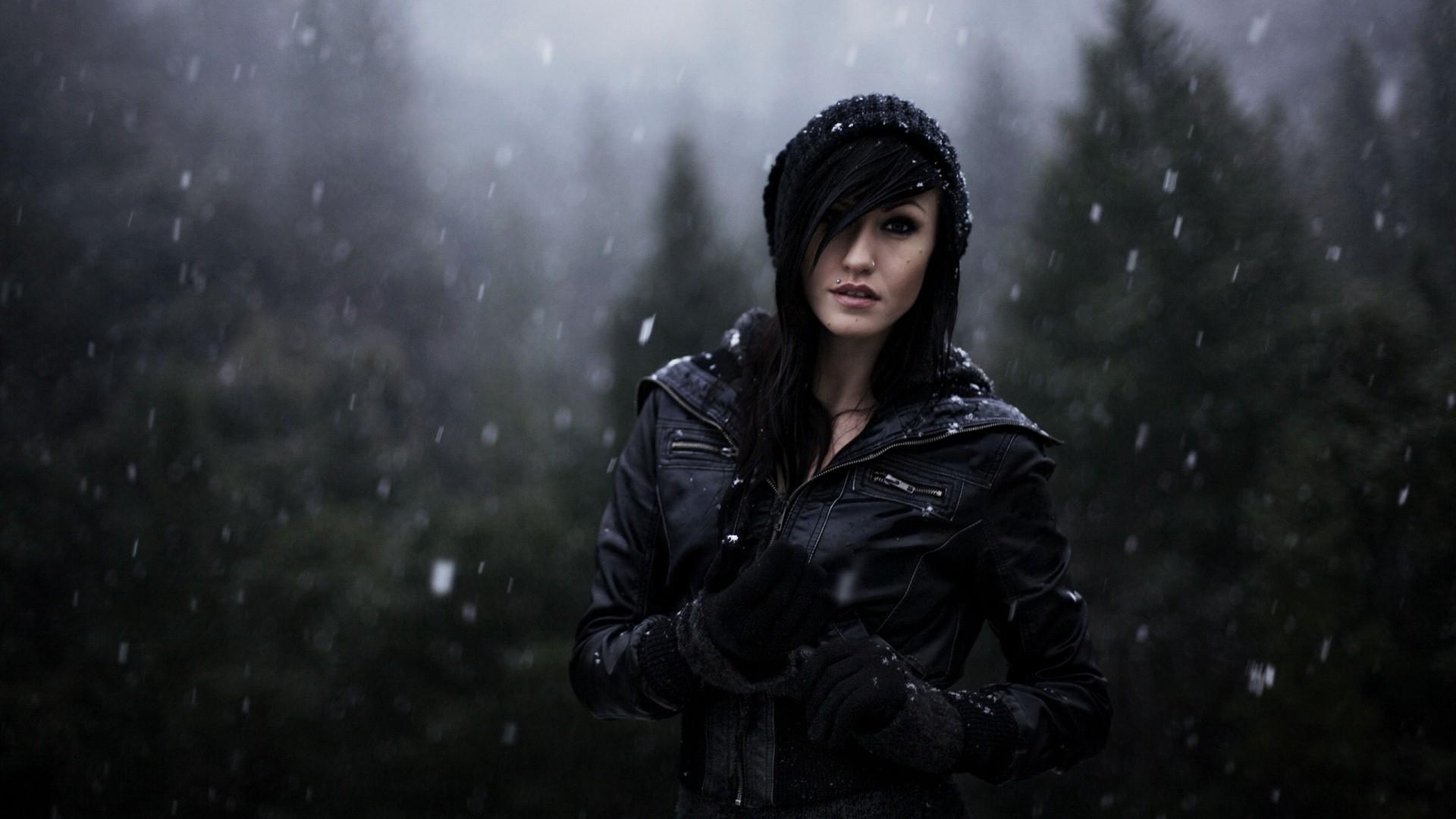 women, snow, gloves, photography, models, jacket, hats, snowing