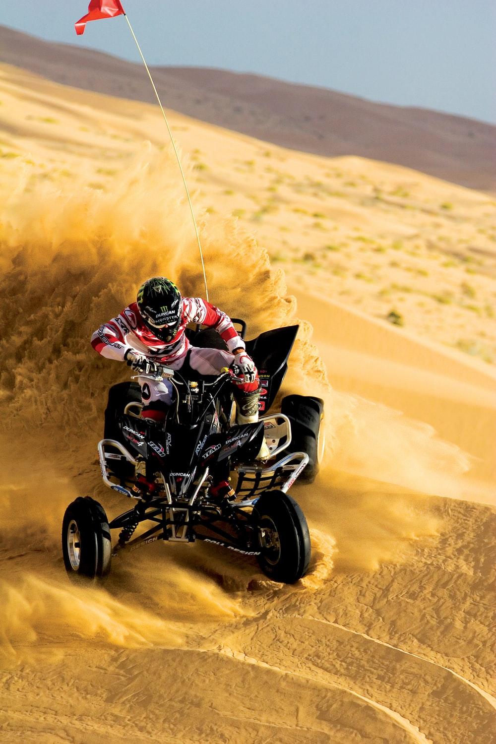 Speed, sport, atv and desert. HD photo