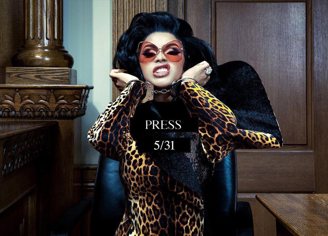 Cardi B Goes Fully Nude in Artwork for New Single 'Press'