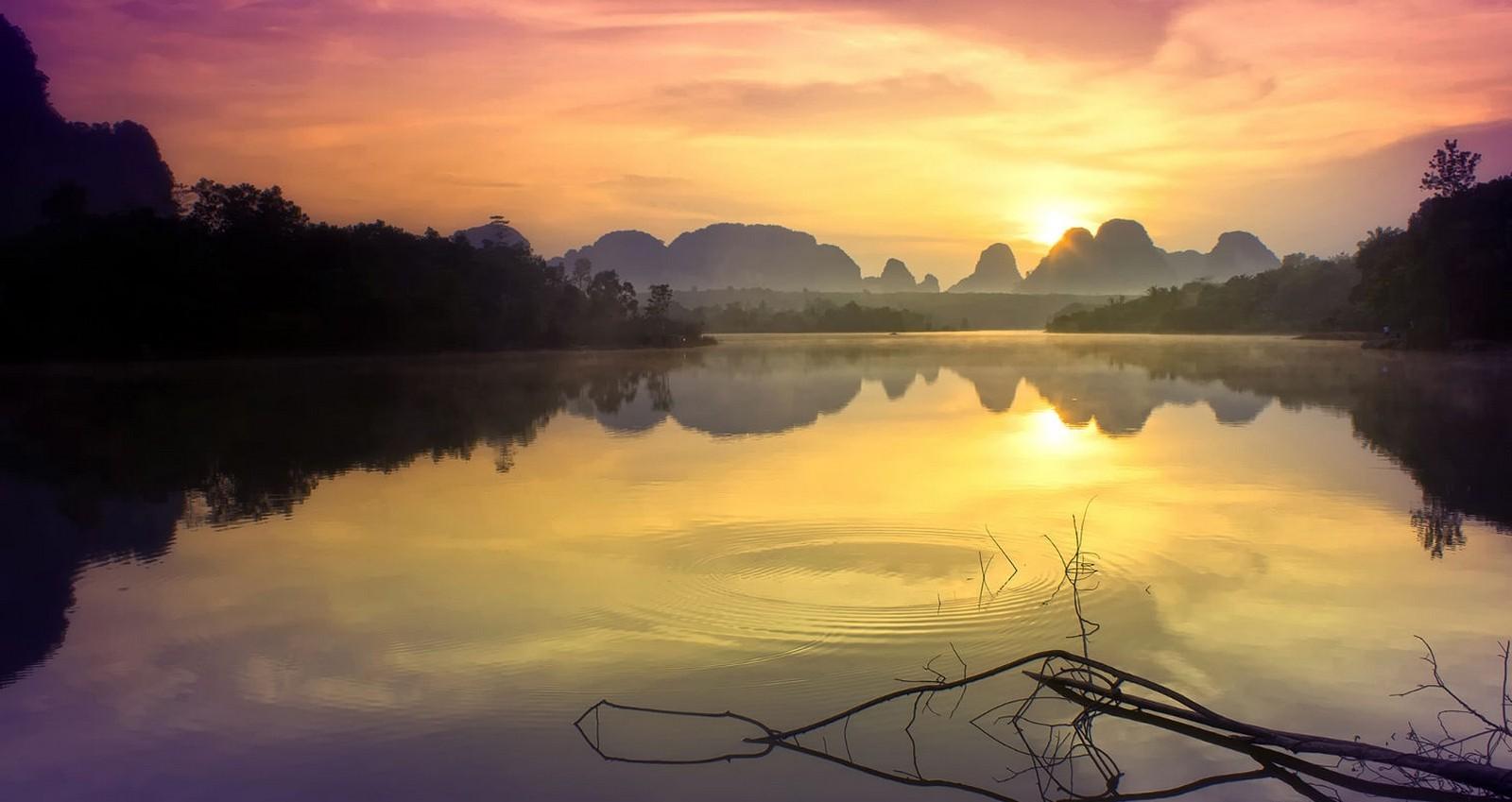 photography landscape nature lake morning sunlight calm