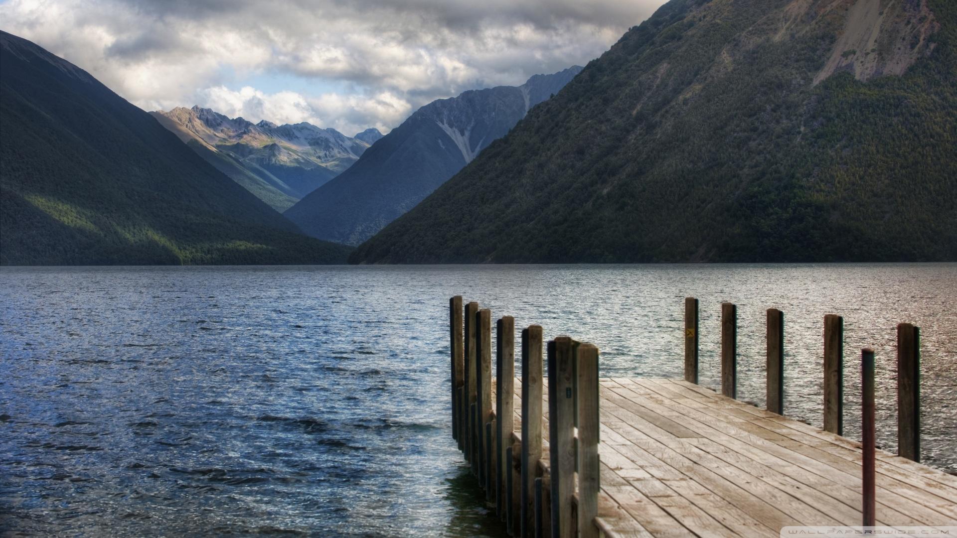 Lake Pontoon, New Zealand ❤ 4K HD Desktop Wallpaper for 4K Ultra HD