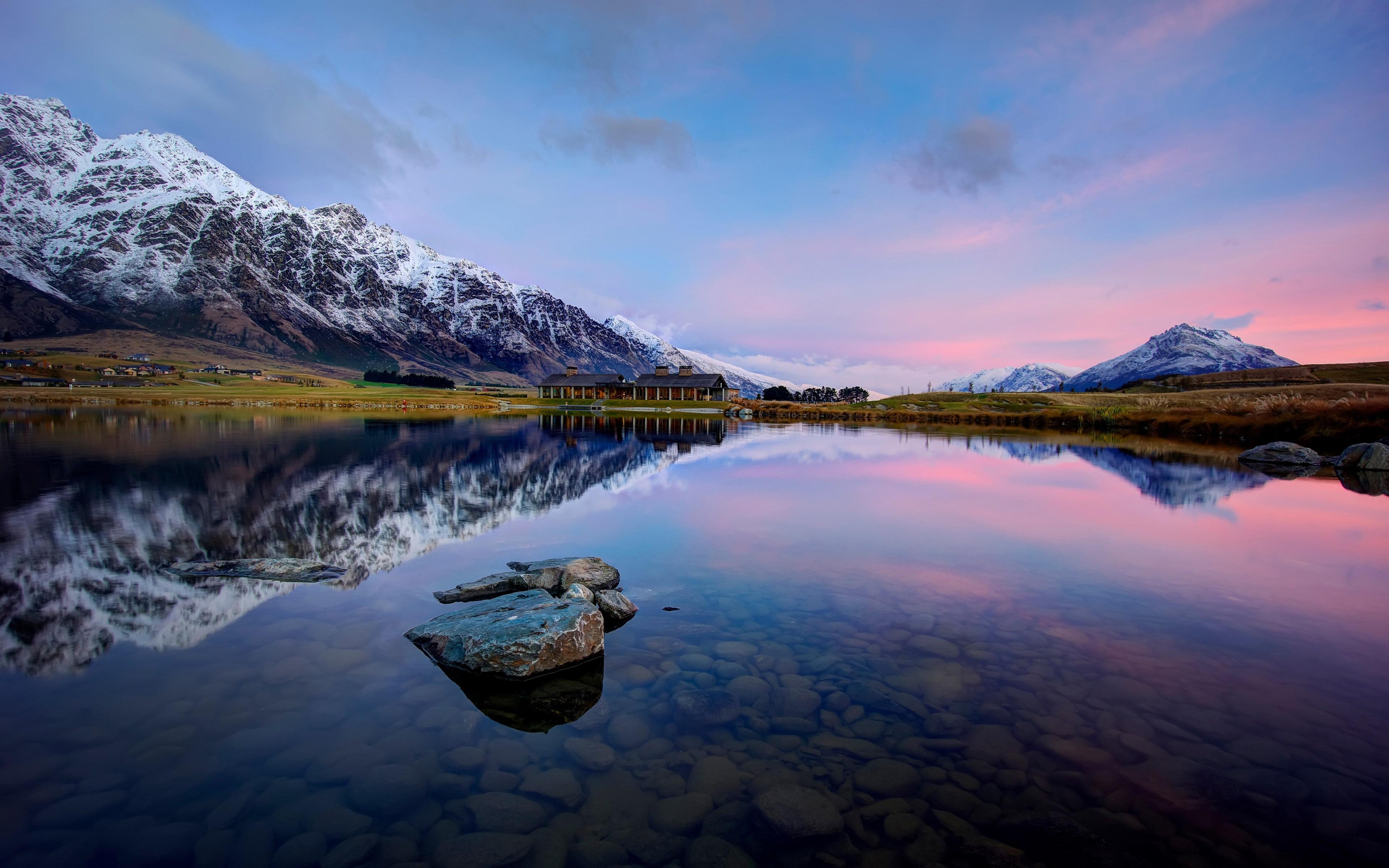 HD wallpaper: Lake Wakatipu Lake and New Zealand District Queenstown