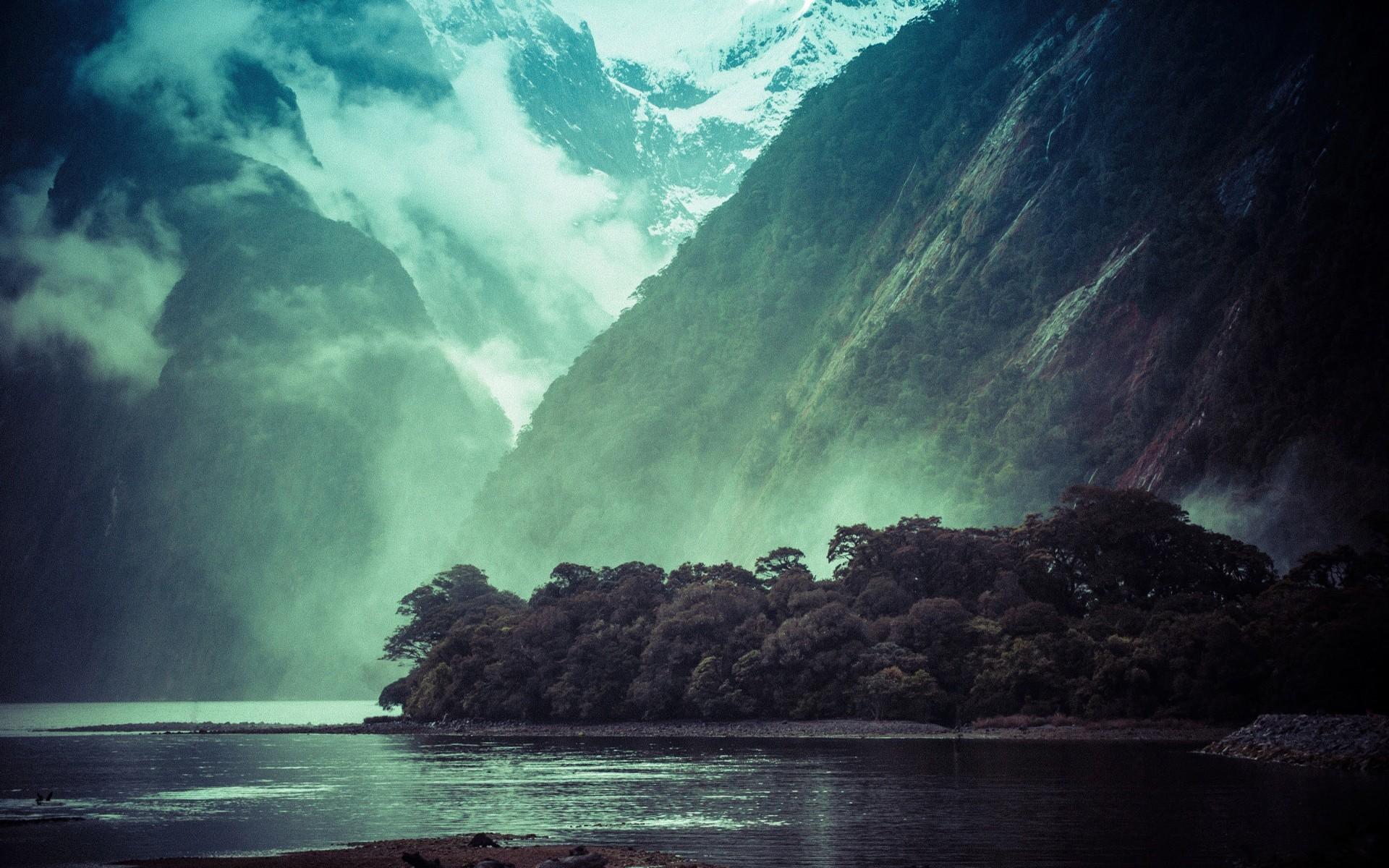 mountains lake new zealand wallpaper and background. Other