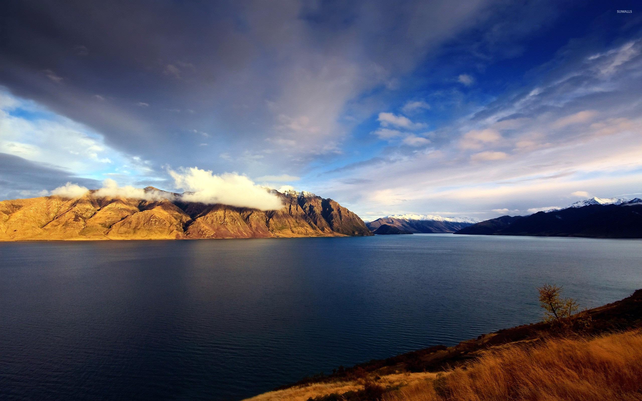 Lake Hawea Zealand wallpaper wallpaper