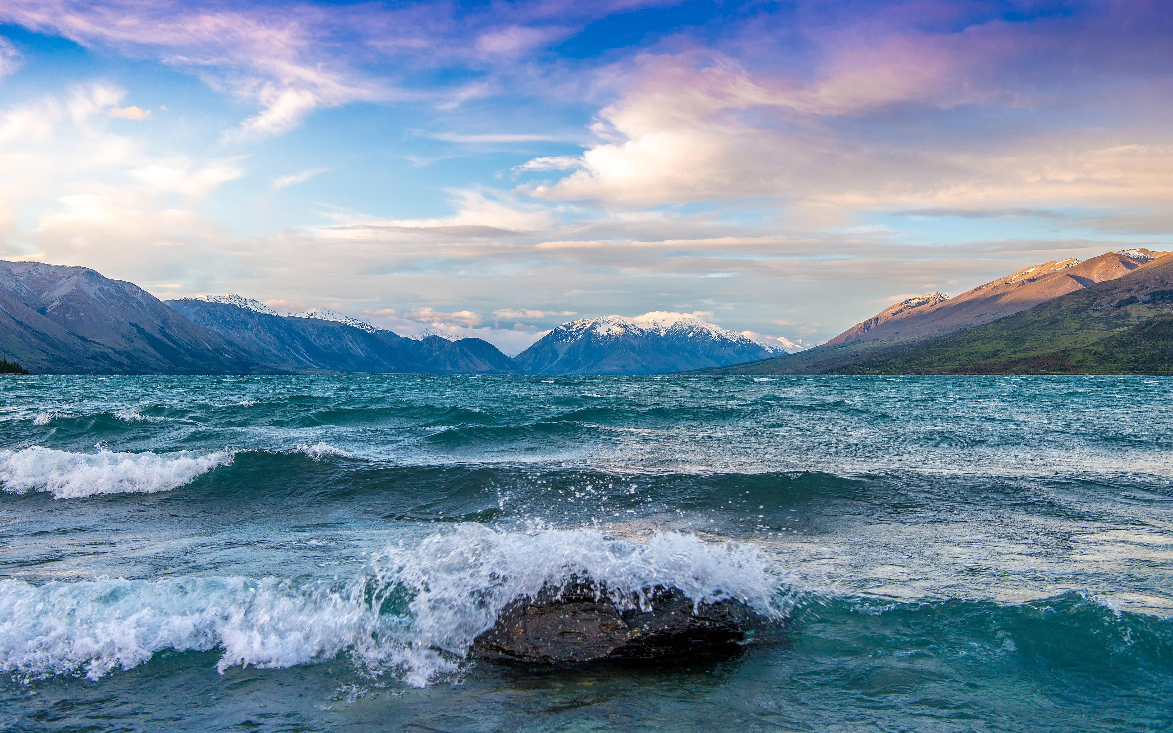 Lake Ohau New Zealand 1440P Resolution HD 4k Wallpaper