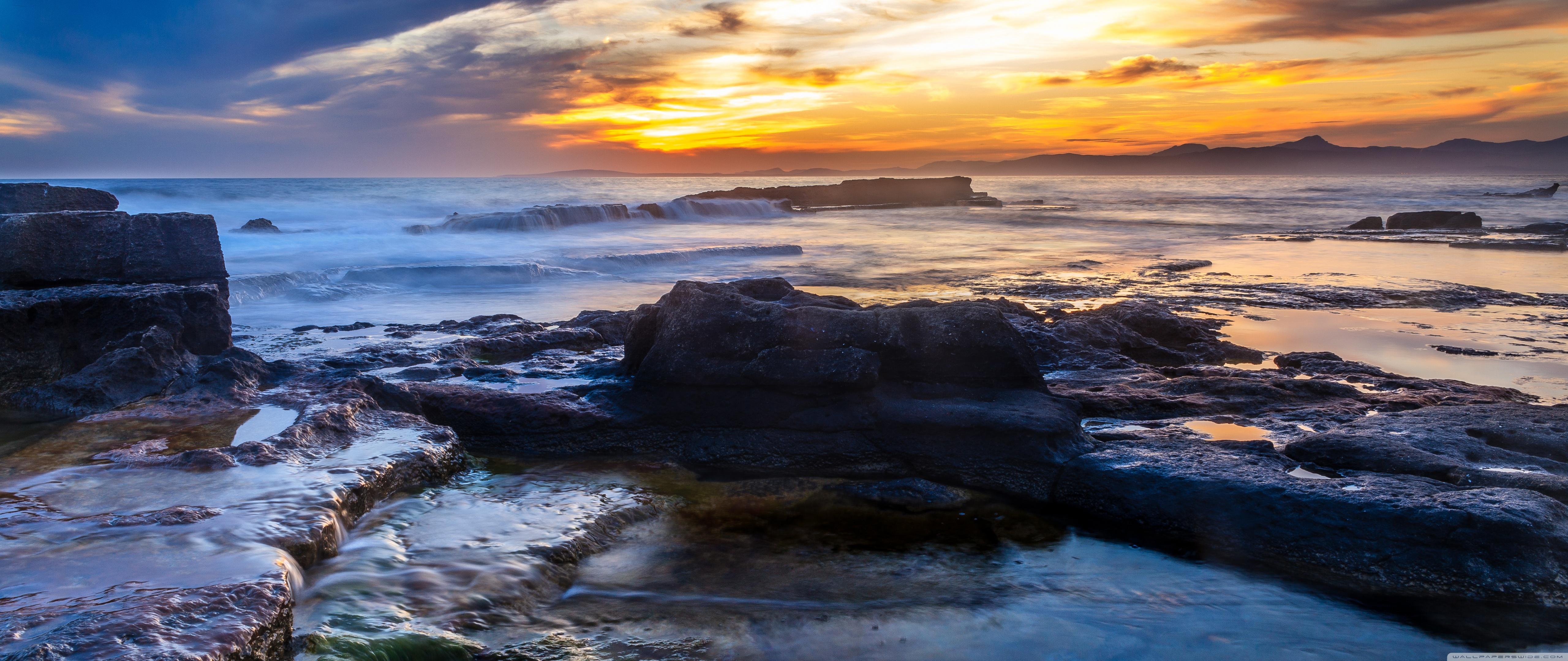 Mediterranean Sea Rocky Shore ❤ 4K HD Desktop Wallpaper for 4K