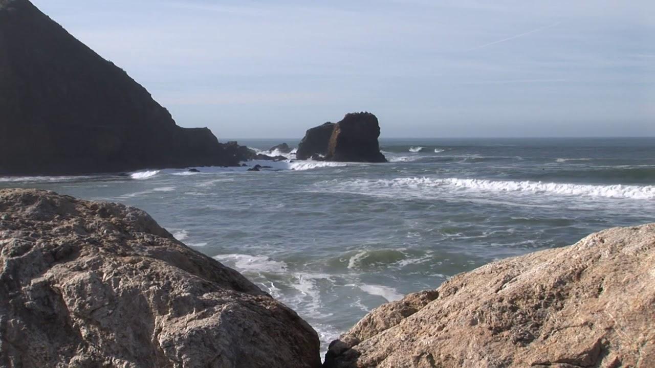 Ocean Rocky Coast Landscape Pacific Waves California Wallpaper Free