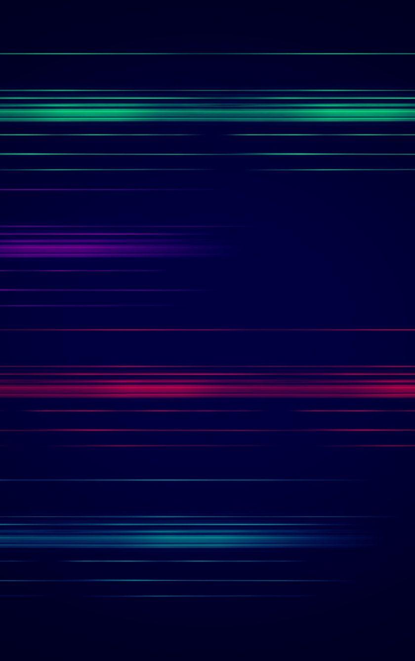 Downaload Blur, lines, colorful, minimal wallpaper for screen
