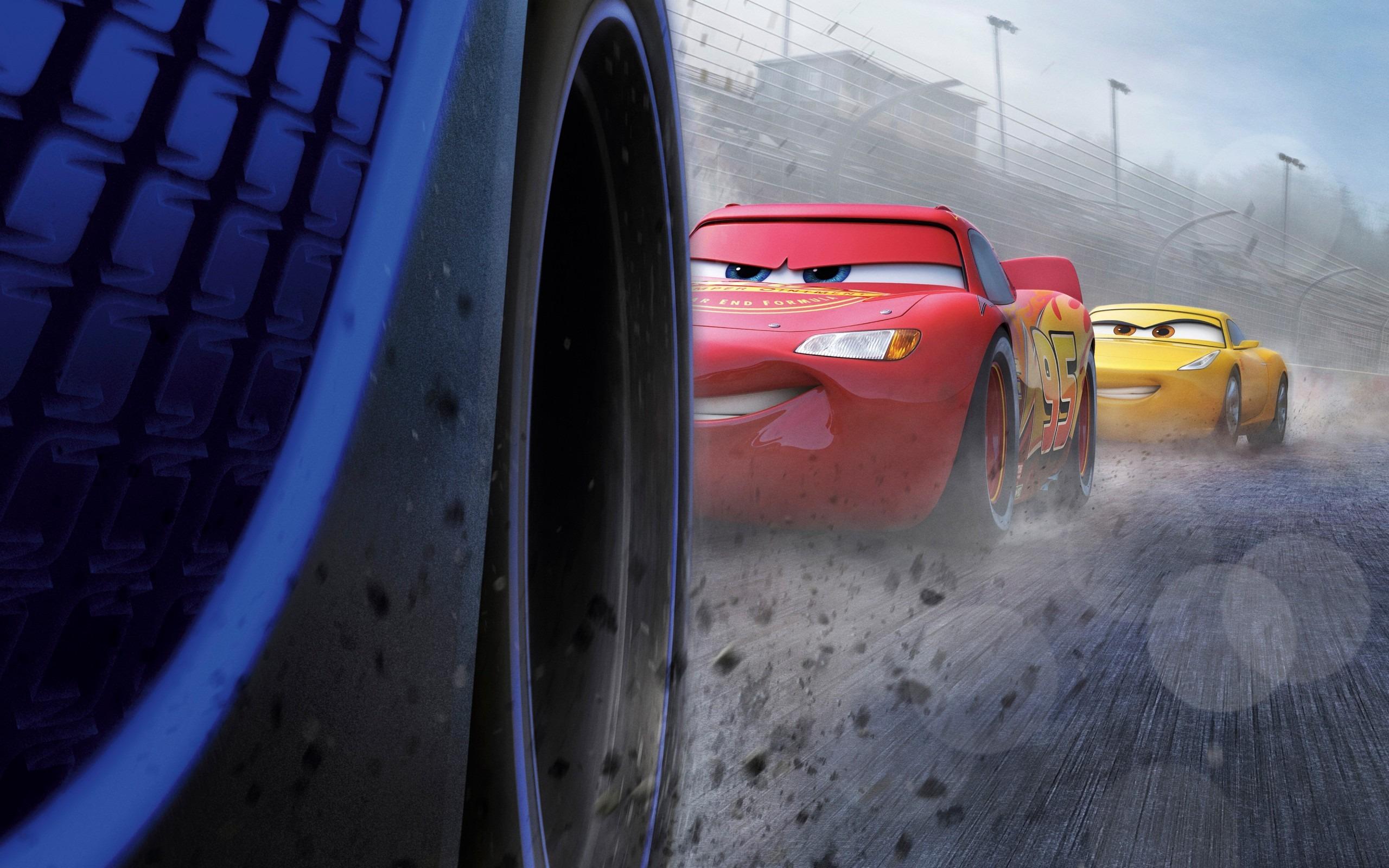 Download wallpaper Cars Lightning McQueen, Cruz Ramirez