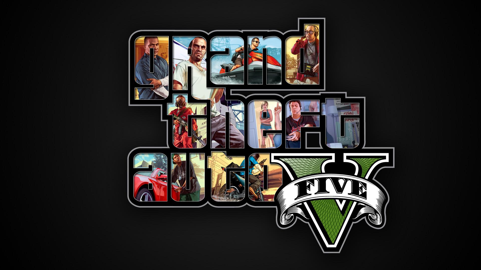 Grand Theft Auto V Logo - Desktop Wallpapers, Phone Wallpaper, PFP, Gifs,  and More!