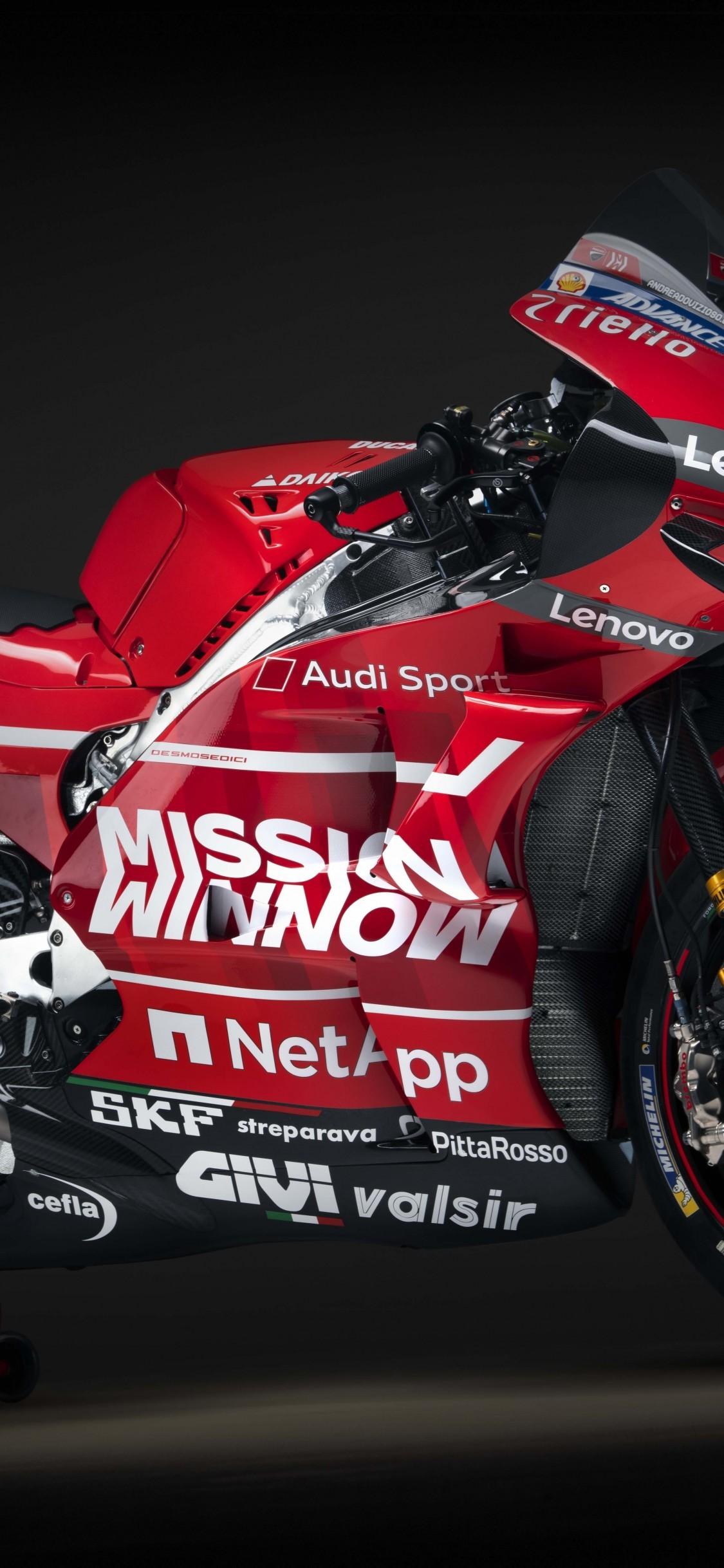 Download 1125x2436 Ducati Desmosedici Gp Red, Racing Bike, Sport