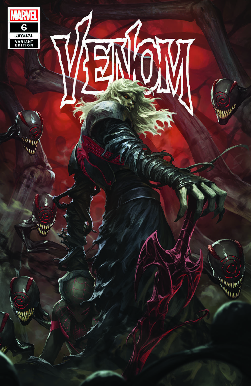 Details about Venom 6 Marvel 2018 SKAN Variant Knull Symbiote God
