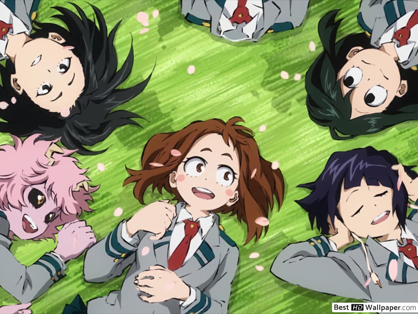 My Hero Academia Uraraka, Tsuyu Asui, Kyoka Jiro, Mina Ashido