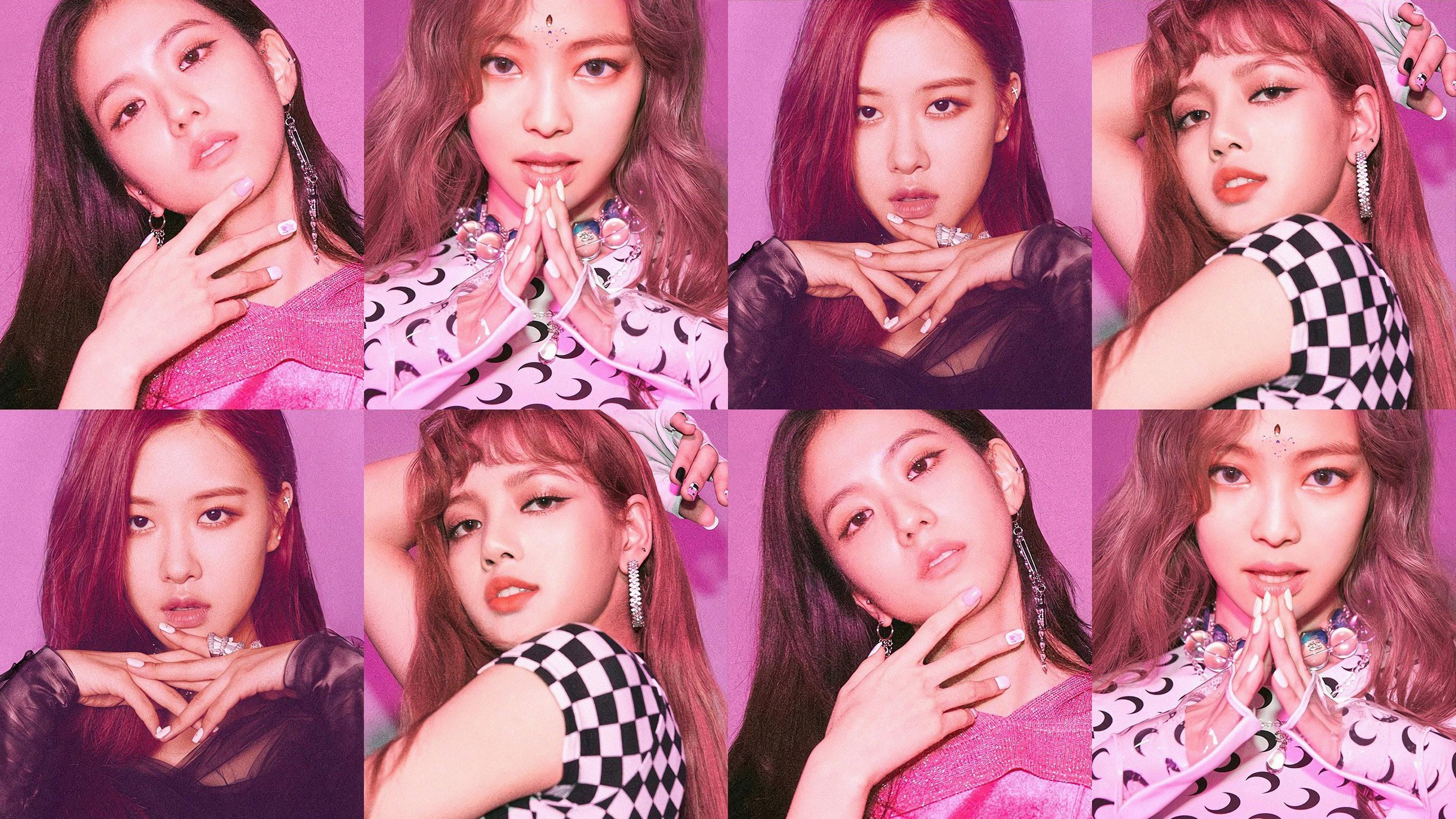 BLACKPINK Square Up Album Jisoo Jennie Rose Lisa 4K