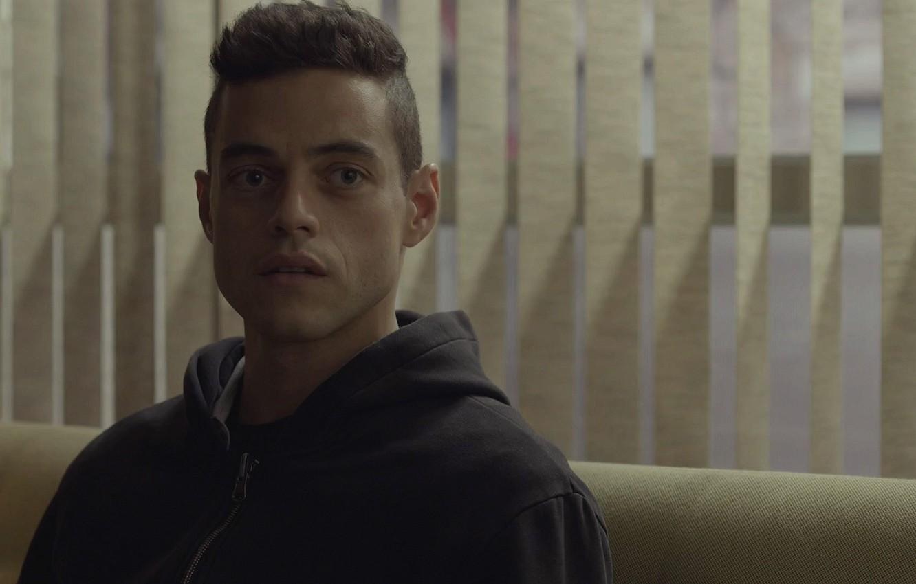 Download Face Split Of Elliot Mr. Robot Wallpaper