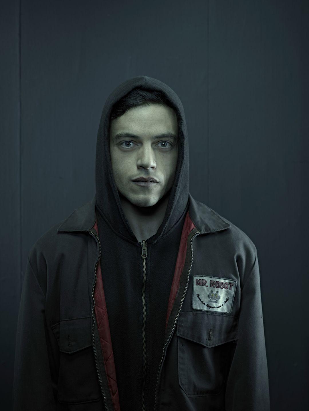 Download Face Split Of Elliot Mr. Robot Wallpaper