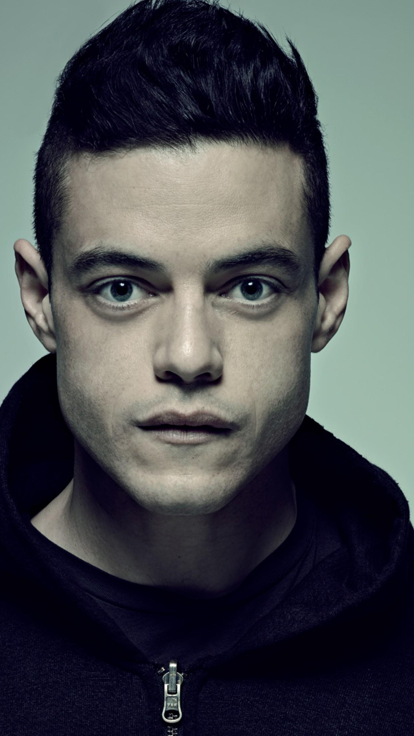 Download Face Split Of Elliot Mr. Robot Wallpaper