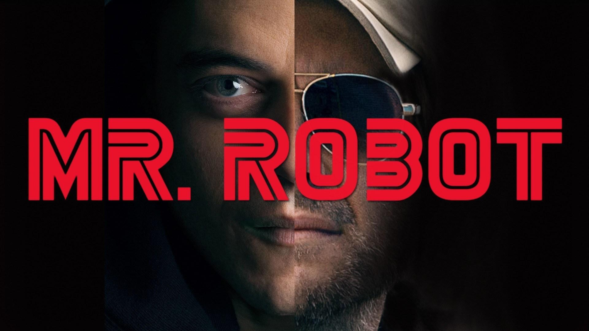 Wallpaper Rami Malek, Mr Robot, Art, Face, Head, Background