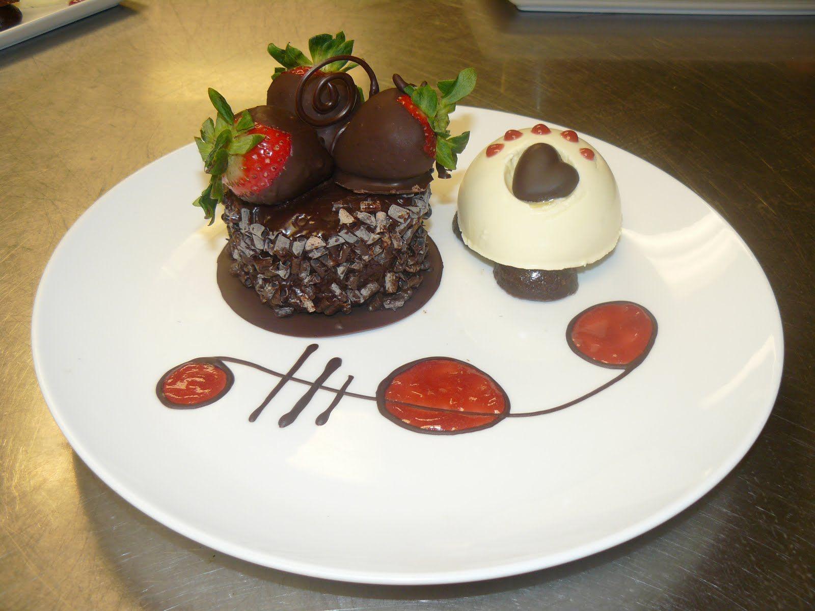 Chocolate!. Desserts, Plated desserts