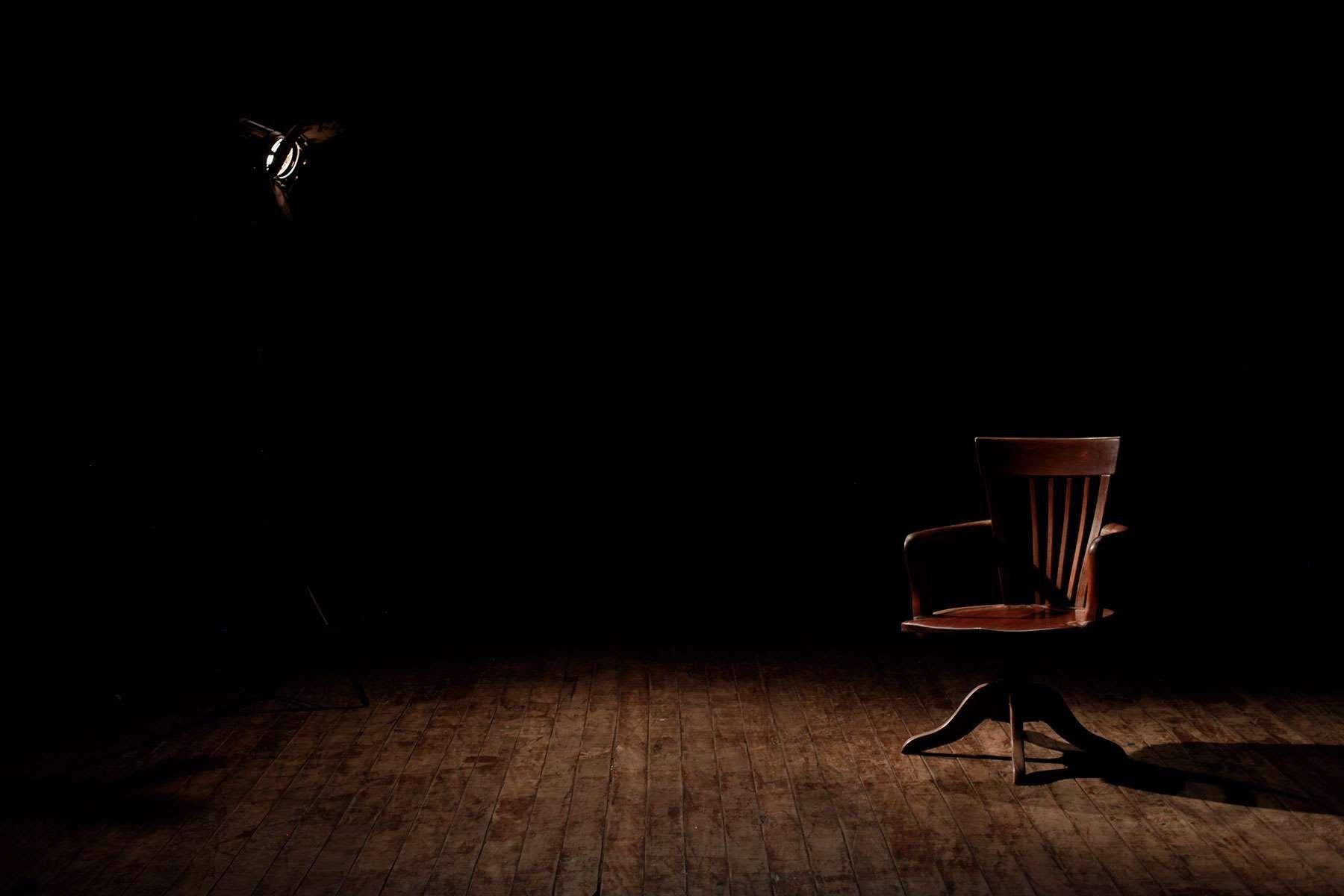 armchair #art #chair #dark #empty #floor #furniture #indoors #light