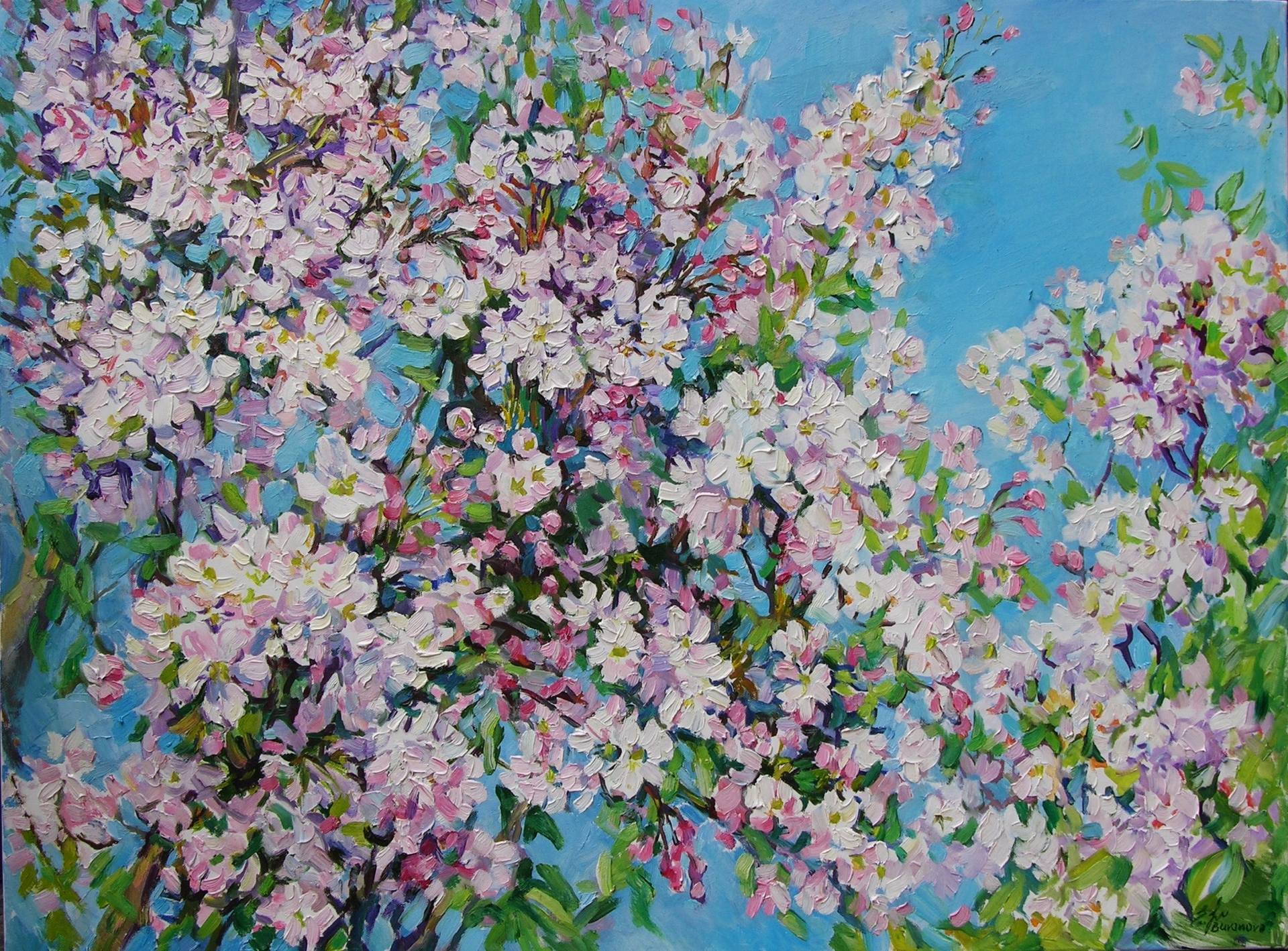Spring Blossom Painting