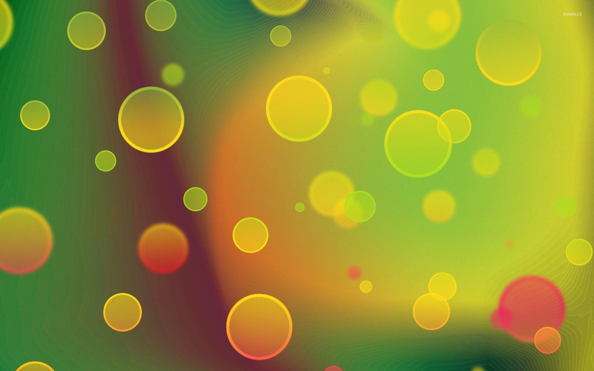 Gradient bubbles wallpaper wallpaper