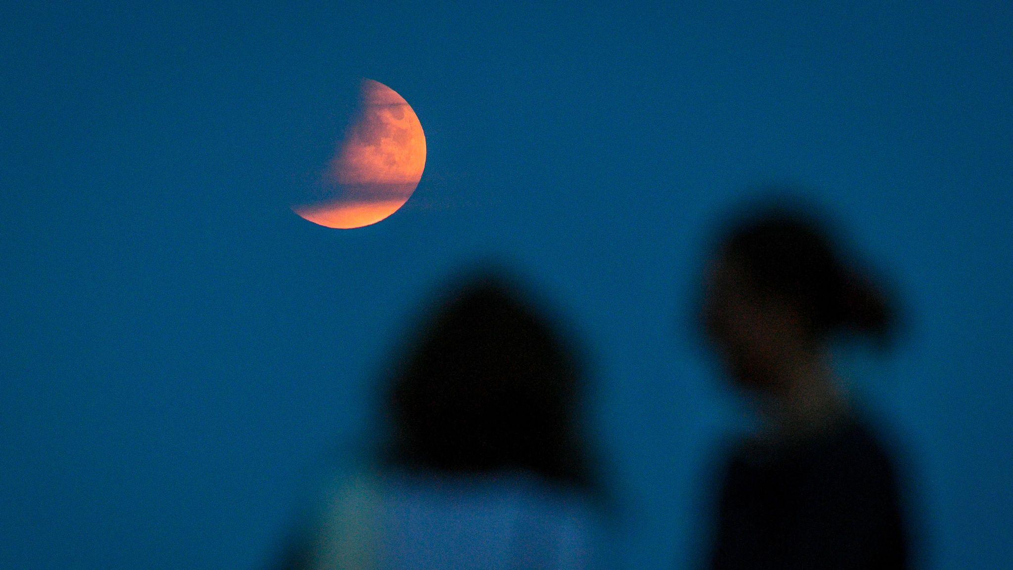 Partial lunar eclipse: Moon's tribute 50 years after historic Apollo