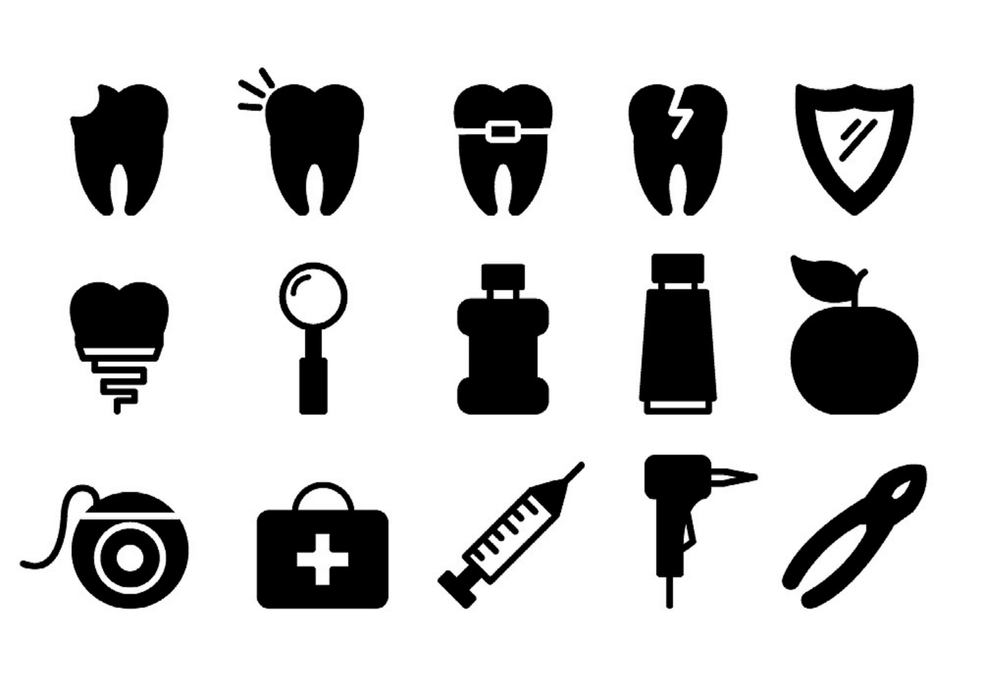 apple, dental, dental health, dentist, dentist kit