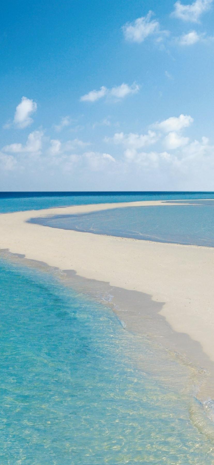 Maldives, beach, sea, chairs 828x1792 iPhone XR wallpapers