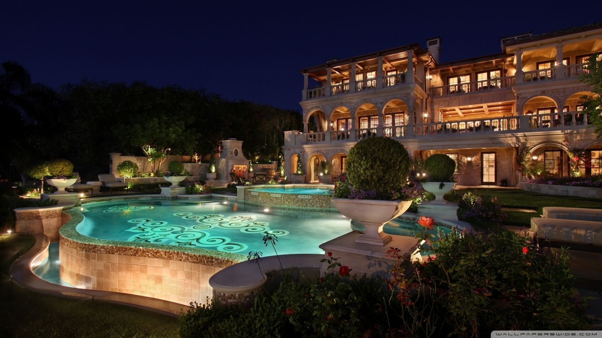 Download Lovely Summer Nights Wallpaper 1920x1080