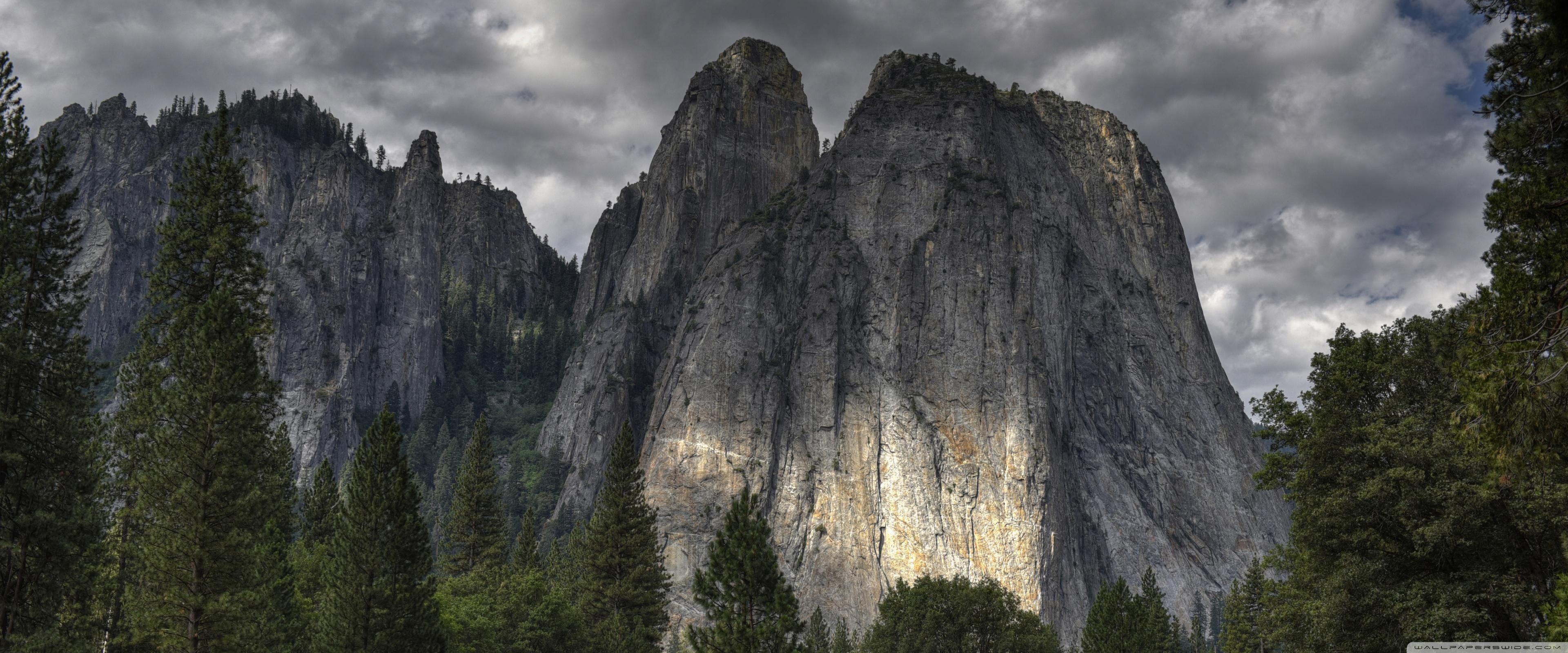 Middle Cathedral Rock, Yosemite Valley, California ❤ 4K HD Desktop