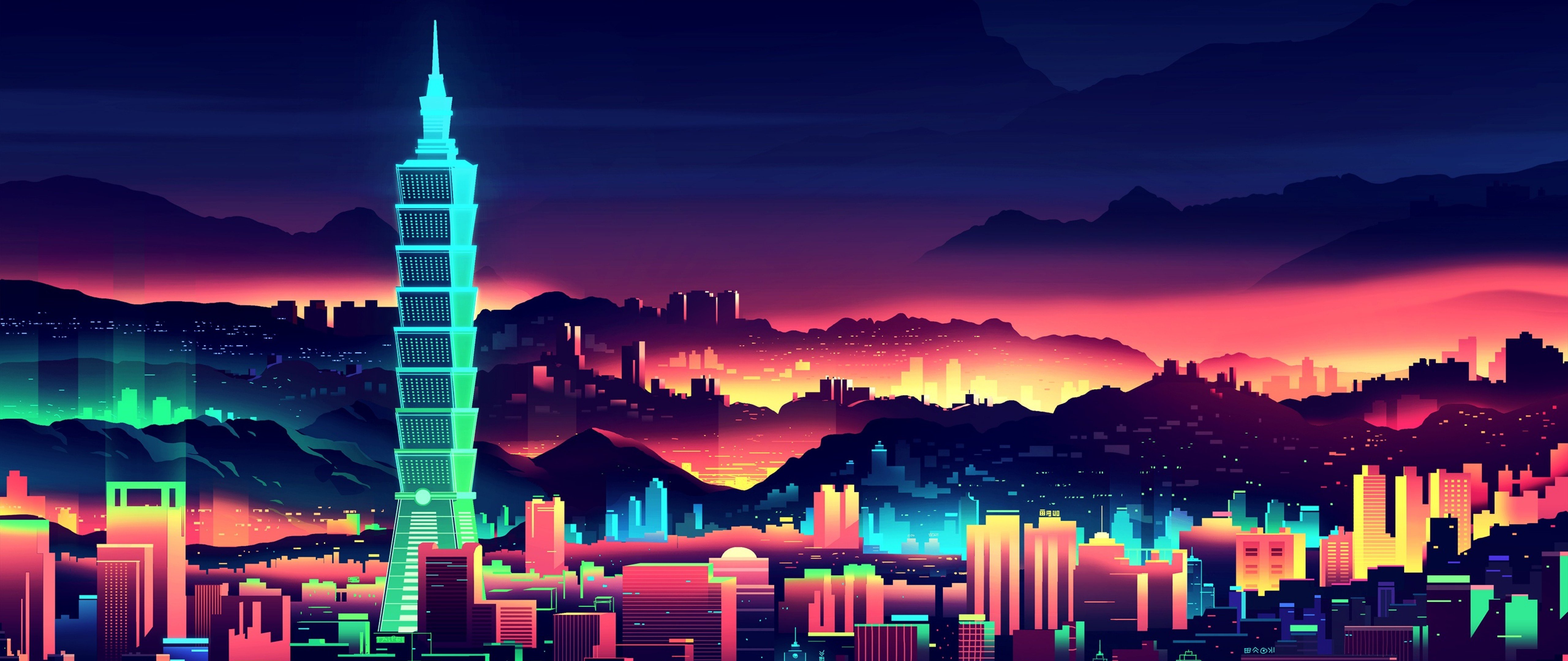 Neon City Wallpapers for Desktop and Mobiles 4K Ultra HD Wide TV
